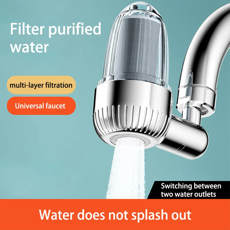 Kitchen Faucet Filter Extender Universal Rotating Water Nozzle Tap Water Filter Anti-splash Bubbler Washable Filter Element
Kitchen Faucet Filter Extender Universal Rotating Water Nozzle Tap Water Filter Anti-splash Bubbler Washable Filter Element