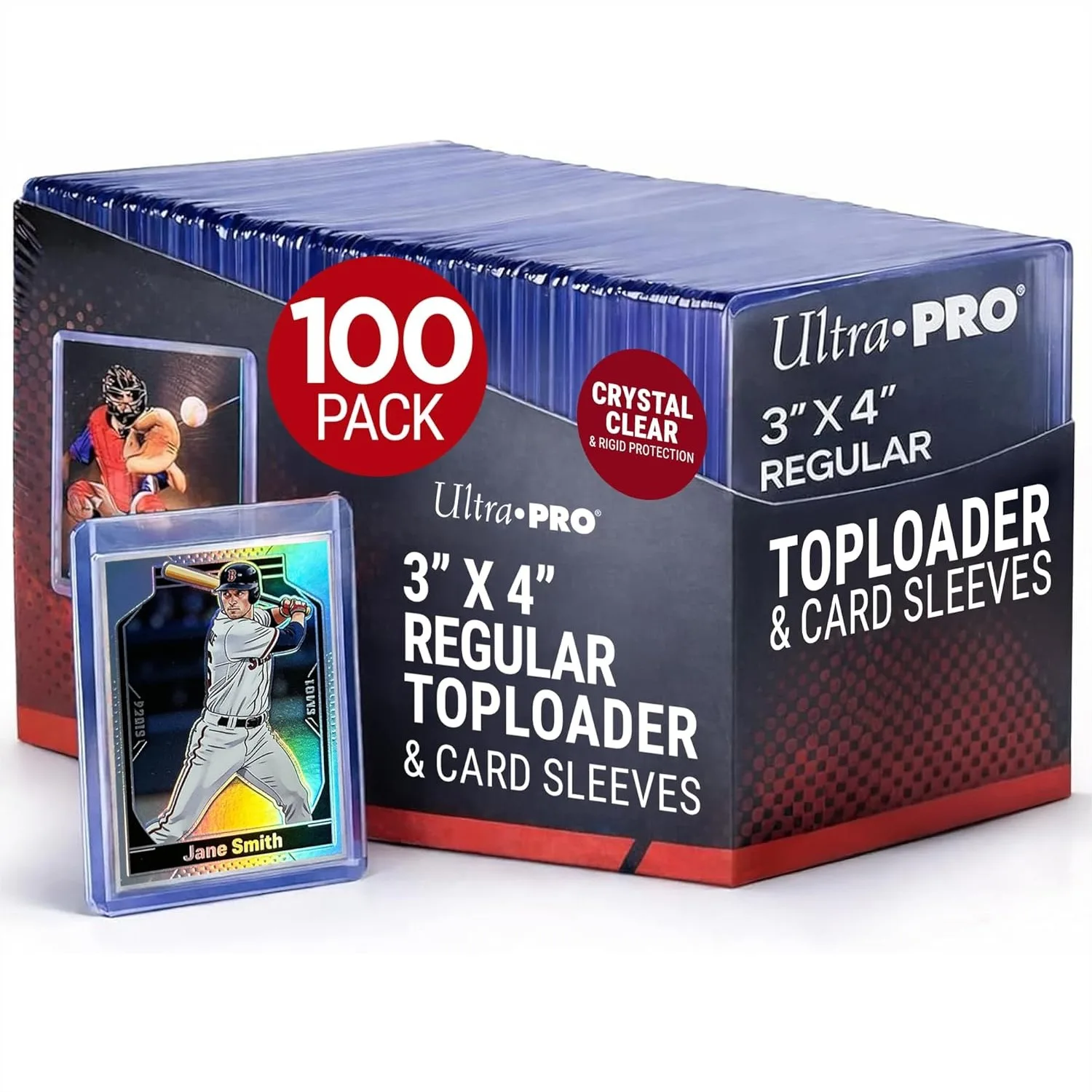 Clear Card Toploaders 3x4 100 Pack With Card Sleeves For Standard Size Trading Cards Baseball Card Protectors
Clear Card Toploaders 3x4 100 Pack With Card Sleeves For Standard Size Trading Cards Baseball Card Protectors