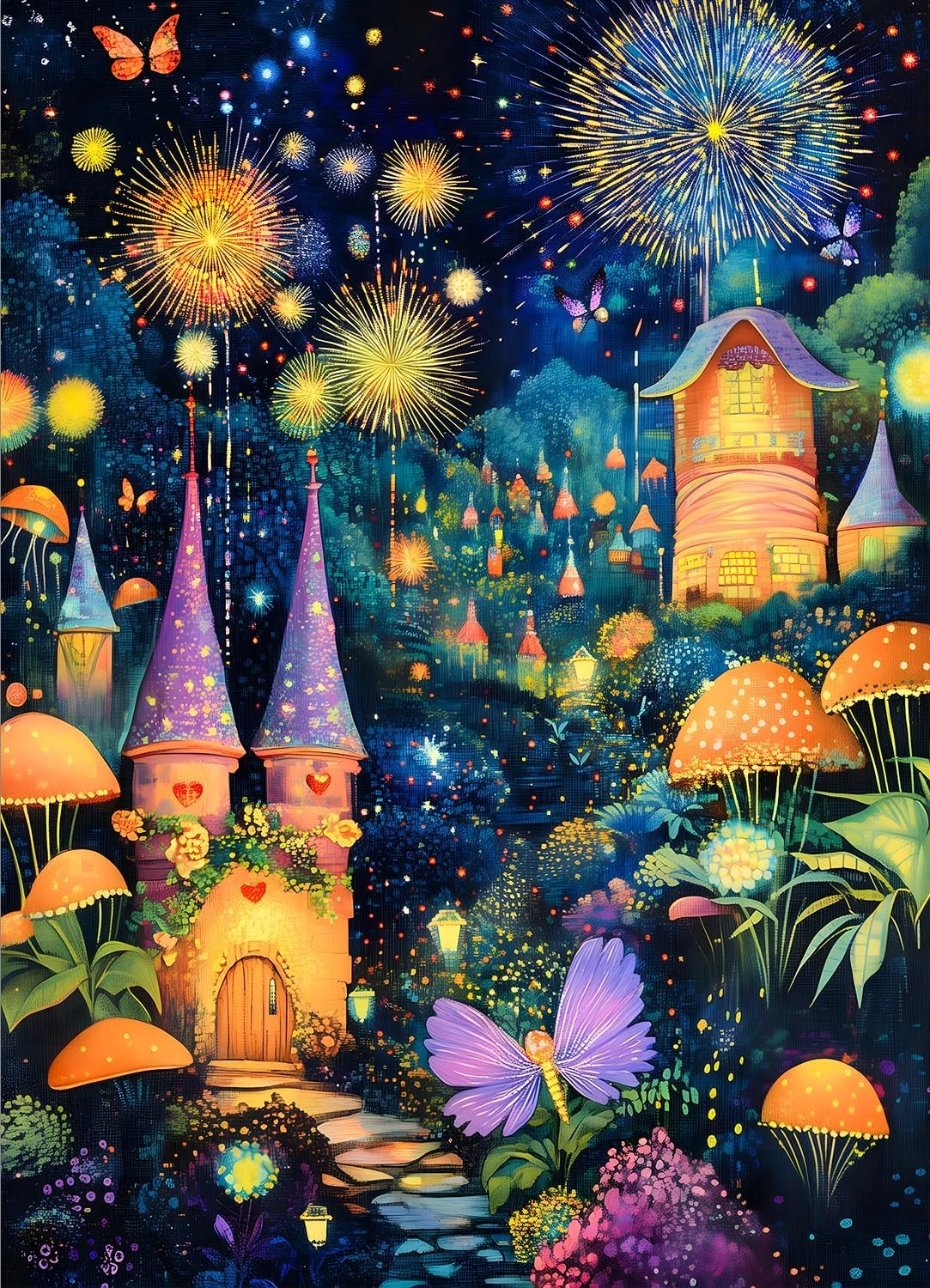 Fireworks Castle 300/500/1000Pcs Wooden Jigsaw Puzzle for Gameroom Bedroom Livingroom Party Decor Family Fun Activity
Fireworks Castle 300/500/1000Pcs Wooden Jigsaw Puzzle for Gameroom Bedroom Livingroom Party Decor Family Fun Activity