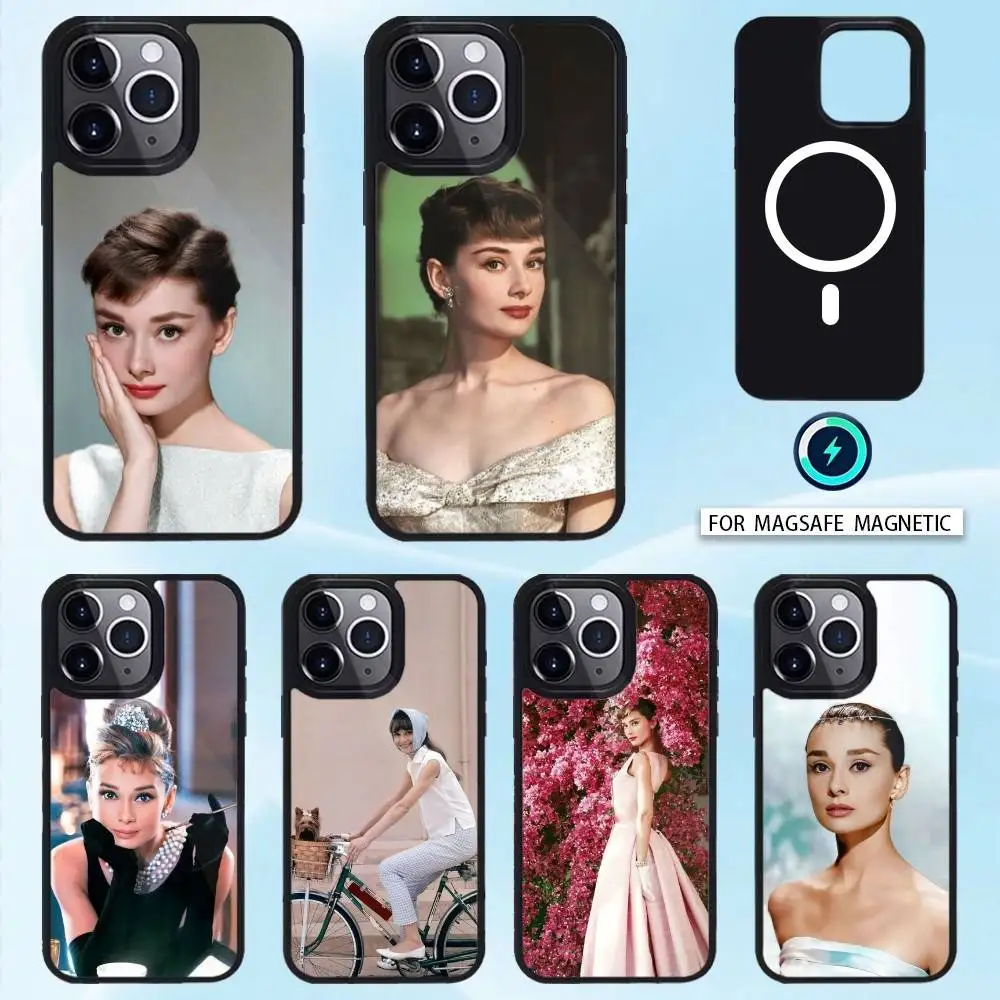 Forever-A-Audrey H-Hepburn Phone Case For iPhone 16,15,14,13,12,Pro,Max,Magnetic For Magsafe Wireless Charging
Forever-A-Audrey H-Hepburn Phone Case For iPhone 16,15,14,13,12,Pro,Max,Magnetic For Magsafe Wireless Charging