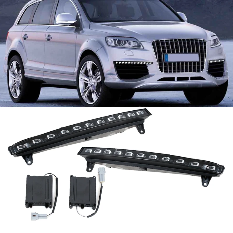 12V LED With Control Box Daytime Running Light For Audi Q7 2006 2007 2008 2009 DRL Dynamic Car Light Fog Light Turn Signal lamp
12V LED With Control Box Daytime Running Light For Audi Q7 2006 2007 2008 2009 DRL Dynamic Car Light Fog Light Turn Signal lamp
