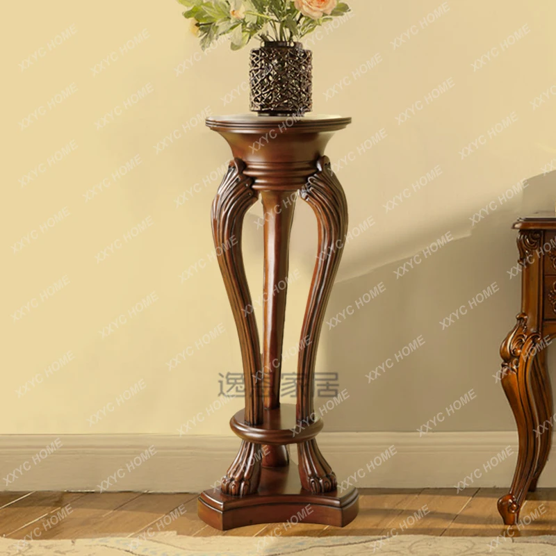 AAAmerican Solid Wood Round Flower Several European Retro Flower Pot Rack Living Room Home Floor Height Interior
AAAmerican Solid Wood Round Flower Several European Retro Flower Pot Rack Living Room Home Floor Height Interior