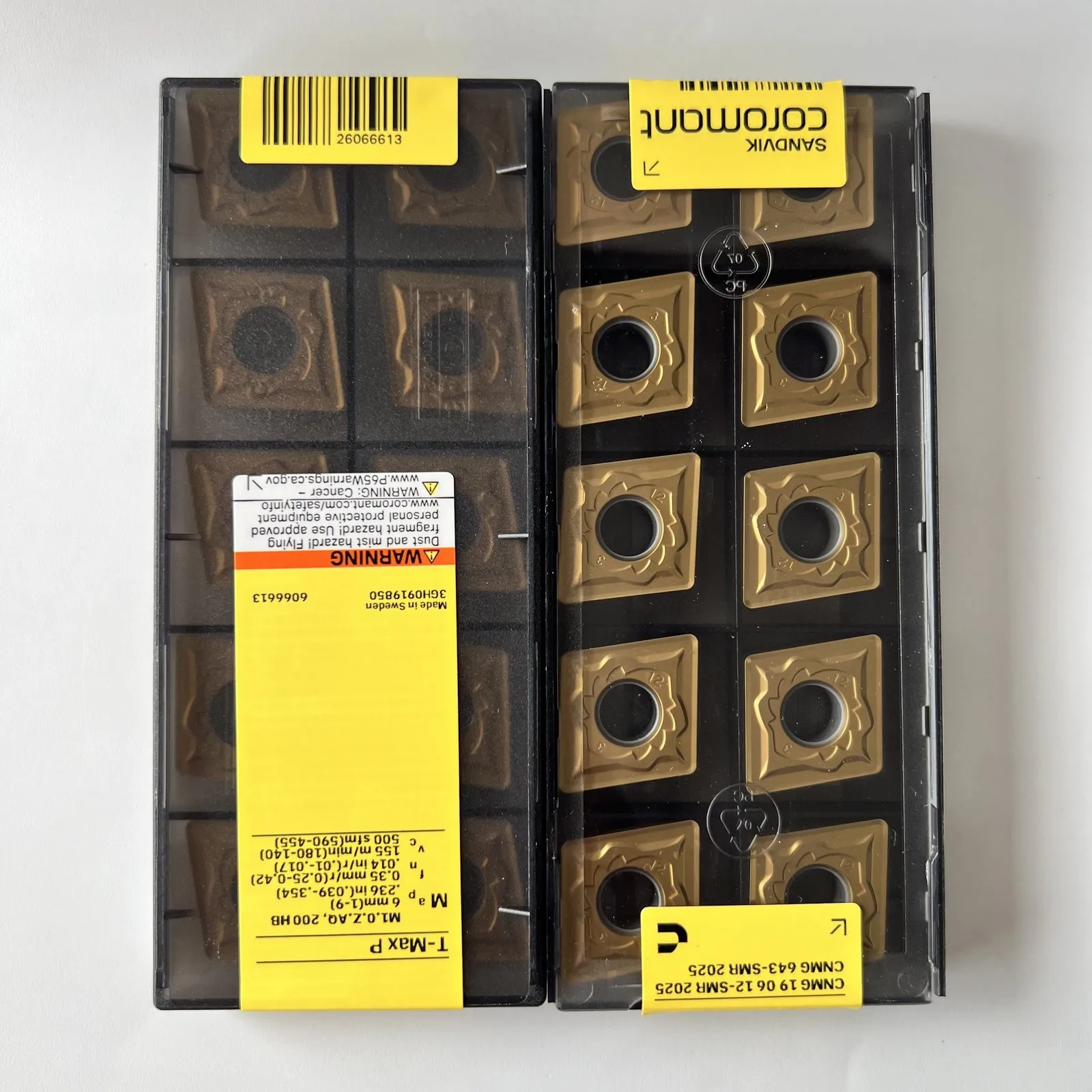 SANDVIK / CNMG190612-SMR 2025 / Оригинальные шведские твердосплавные пластины, 10 шт.
SANDVIK / CNMG190612-SMR 2025 / Оригинальные шведские твердосплавные пластины, 10 шт.