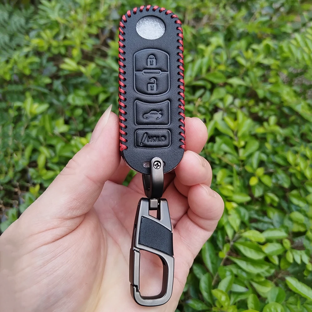 2025 Leather Car Remote Key Cover for Mazda 2 3 6 Axela Atenza CX-5 CX5 CX-3 CX-7 CX8 CX-9 2016 2017 2018 2019 Accessories Case
2025 Leather Car Remote Key Cover for Mazda 2 3 6 Axela Atenza CX-5 CX5 CX-3 CX-7 CX8 CX-9 2016 2017 2018 2019 Accessories Case