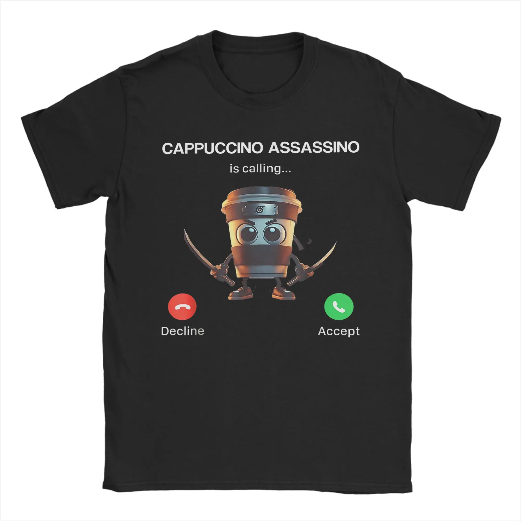 Men T-Shirts Cappuccino Assassino Calling Italian Brainrot Meme Funny Cotton Tees Short Sleeve T Shirt O Neck Tops Plus Size
Men T-Shirts Cappuccino Assassino Calling Italian Brainrot Meme Funny Cotton Tees Short Sleeve T Shirt O Neck Tops Plus Size