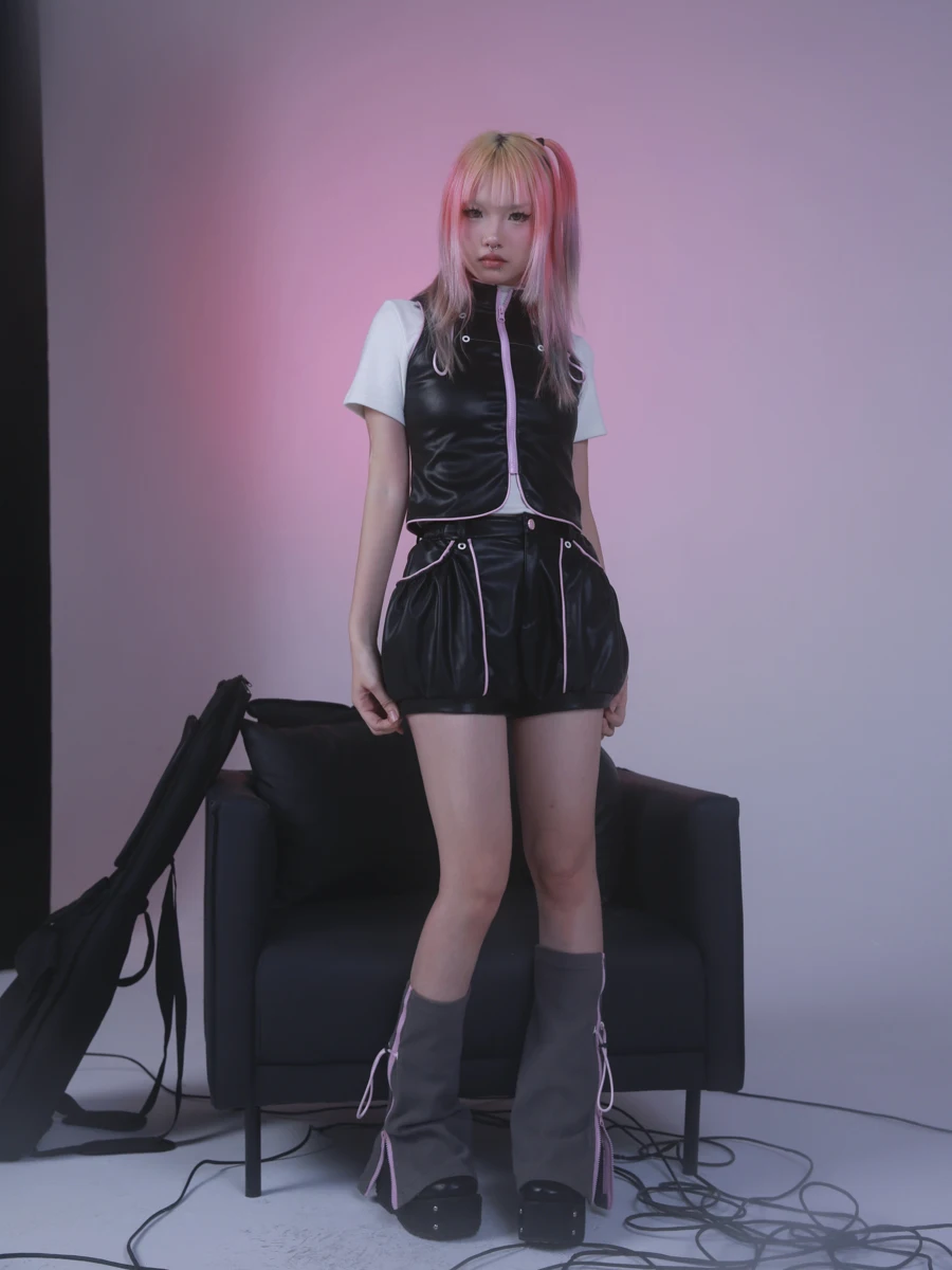 Sweet Cool Punk Sle Loose Leather Pumpkin Pants Comfortable Casual Trousers for Women Faionable Streetwear
Sweet Cool Punk Sle Loose Leather Pumpkin Pants Comfortable Casual Trousers for Women Faionable Streetwear