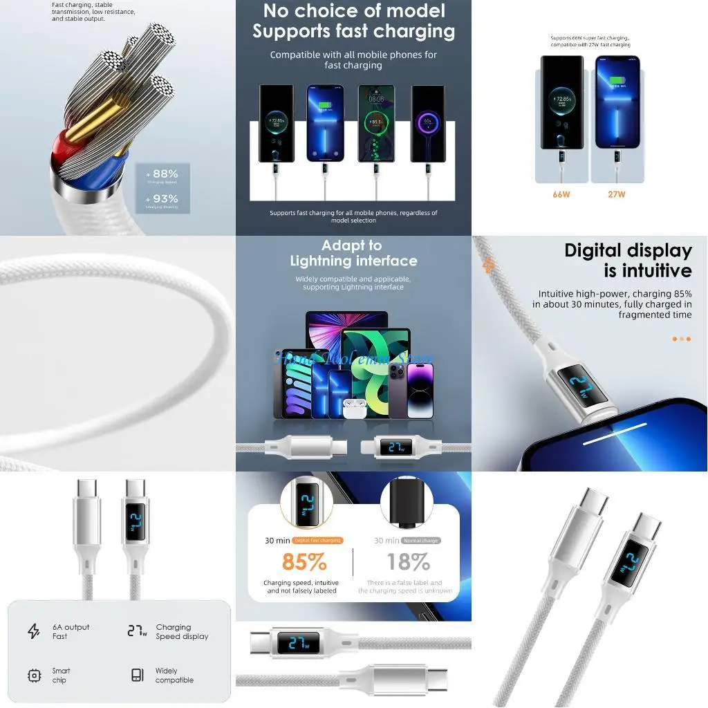 H37F Type C To Type C Fast Cable 60W Output Charging 480Mbps Data Transmission For Electronics 1M Length
H37F Type C To Type C Fast Cable 60W Output Charging 480Mbps Data Transmission For Electronics 1M Length