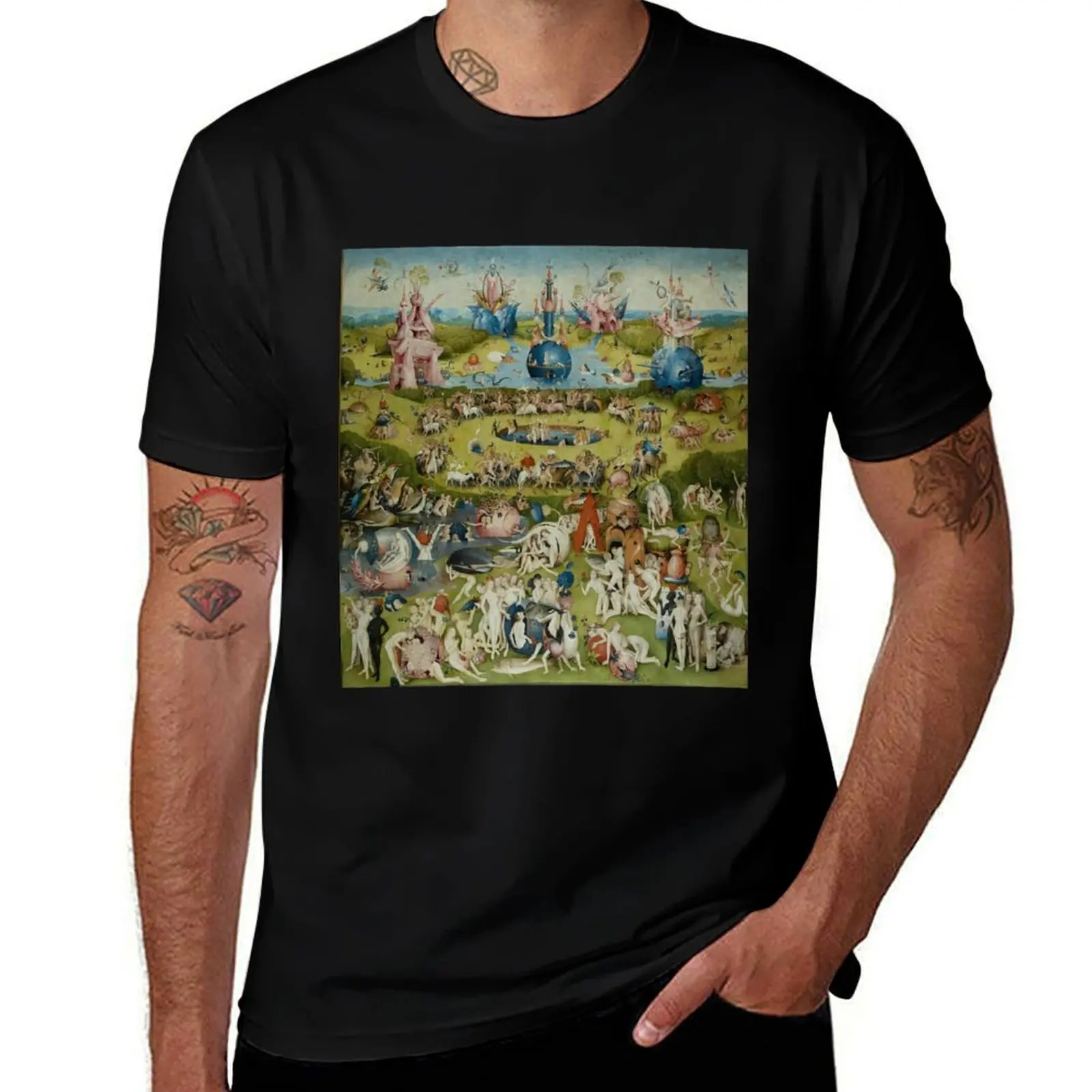 Hieronymus Bosch - The Garden Of Earthly Delights (center panel) T-Shirt Louboutins cute tops summer shirt tshirts for men
Hieronymus Bosch - The Garden Of Earthly Delights (center panel) T-Shirt Louboutins cute tops summer shirt tshirts for men