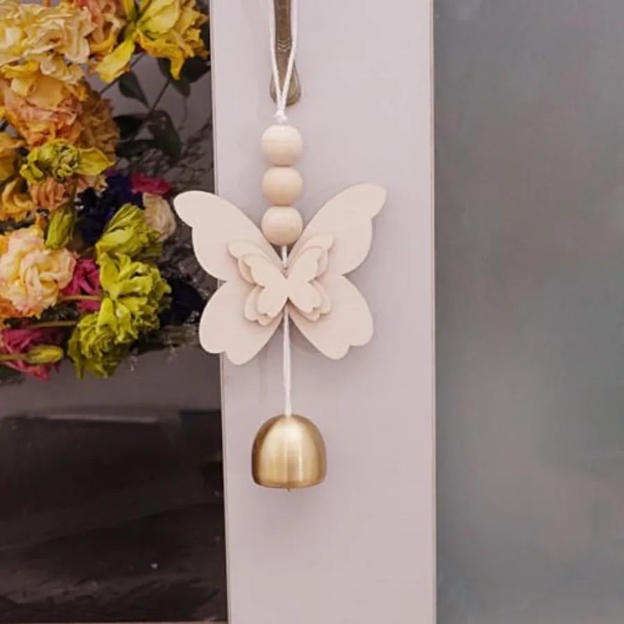 Butterfly Hanging Bell for Door Opening - Good Luck Decoration for Entrance, Window, and Wall - Wind Chime Home Decor
Butterfly Hanging Bell for Door Opening - Good Luck Decoration for Entrance, Window, and Wall - Wind Chime Home Decor