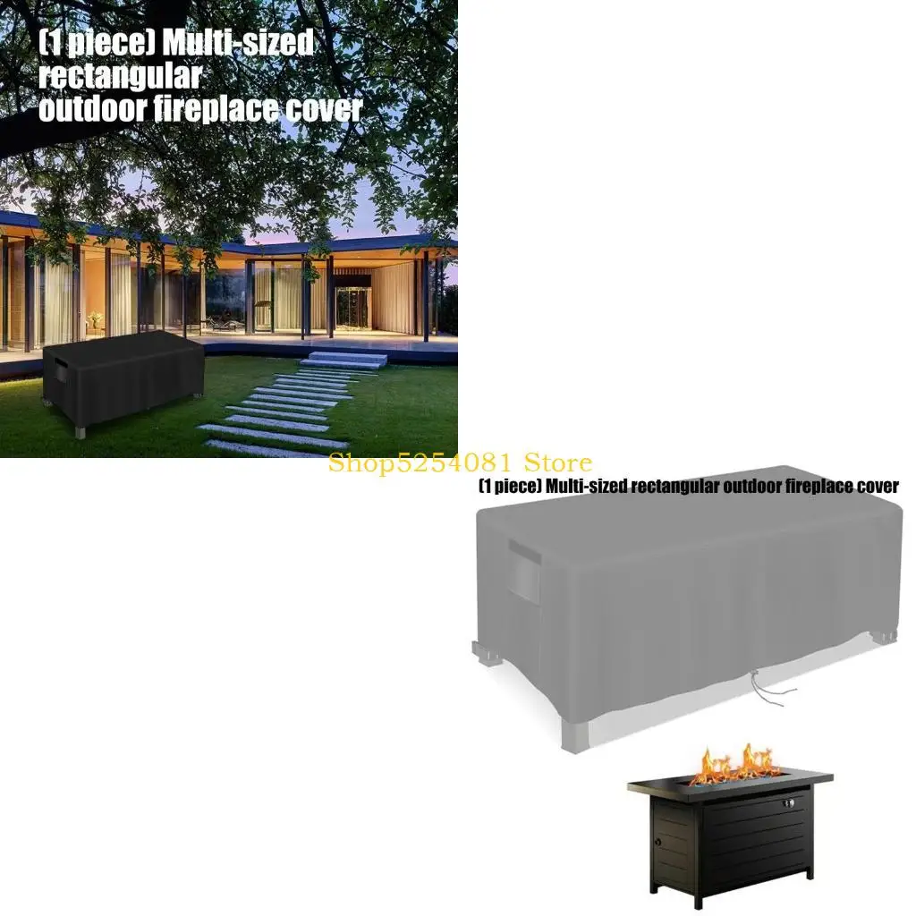 AXYC Modern Black Cover for Fire Pits for Rectangular Pits Features Close Fit Cord Buckles Waterproofed Outdoor Guard
AXYC Modern Black Cover for Fire Pits for Rectangular Pits Features Close Fit Cord Buckles Waterproofed Outdoor Guard