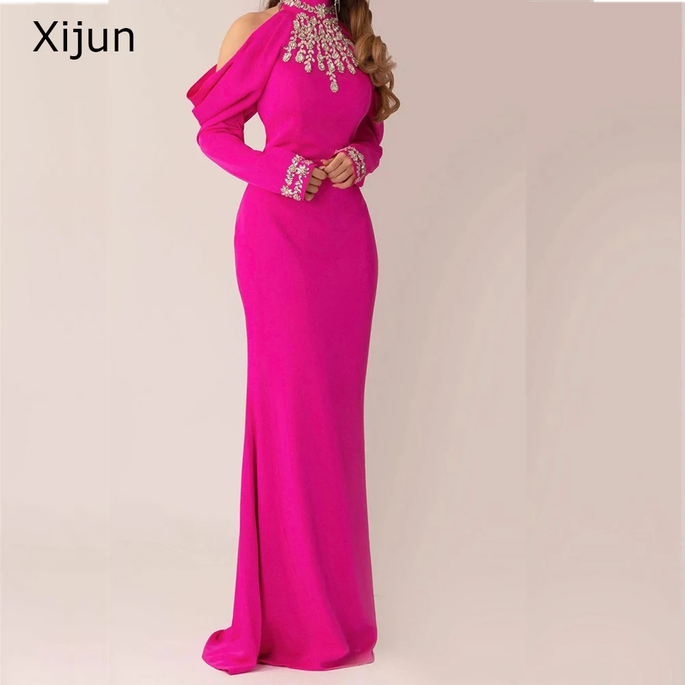 Romantic Mermaid Taffeta Evening Dress Sequin Crystal Prom Gowns Long Sleeves Elegant Floor Length Long Party Dresses 2022Women
Romantic Mermaid Taffeta Evening Dress Sequin Crystal Prom Gowns Long Sleeves Elegant Floor Length Long Party Dresses 2022Women
