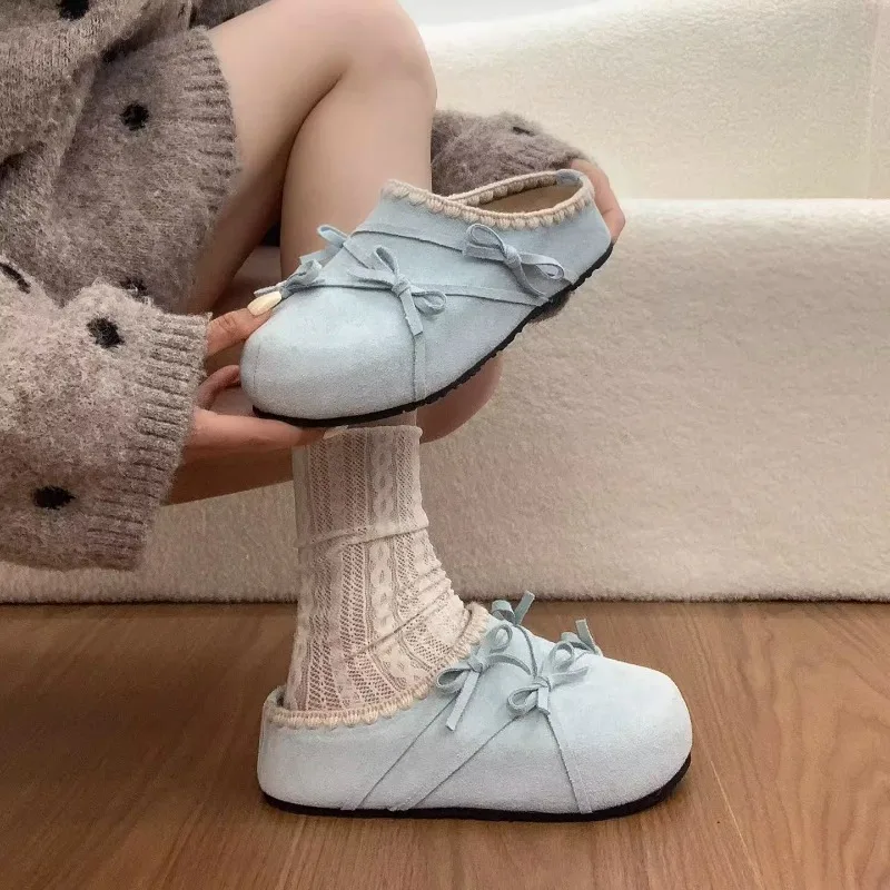 Sweet Womens Shoes Exquisite Round Head Mueller Slippers for Woman Fashion Vacation Casual Shoes Designer Shoes Zapatos De Mujer
Sweet Womens Shoes Exquisite Round Head Mueller Slippers for Woman Fashion Vacation Casual Shoes Designer Shoes Zapatos De Mujer