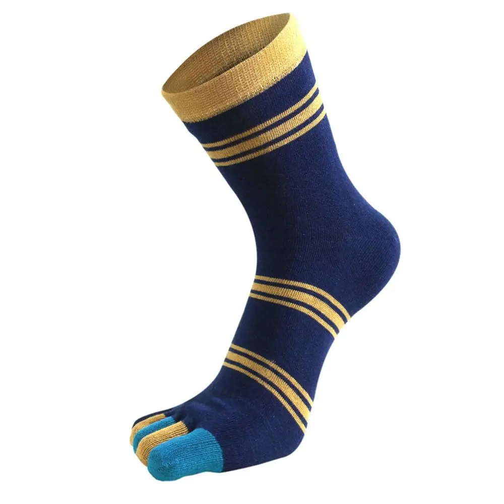 Soft Elastic For Men Five Toe Striped Middle Tube Crew Socks Male Hosiery Five Finger Socks Toe Socks
Soft Elastic For Men Five Toe Striped Middle Tube Crew Socks Male Hosiery Five Finger Socks Toe Socks