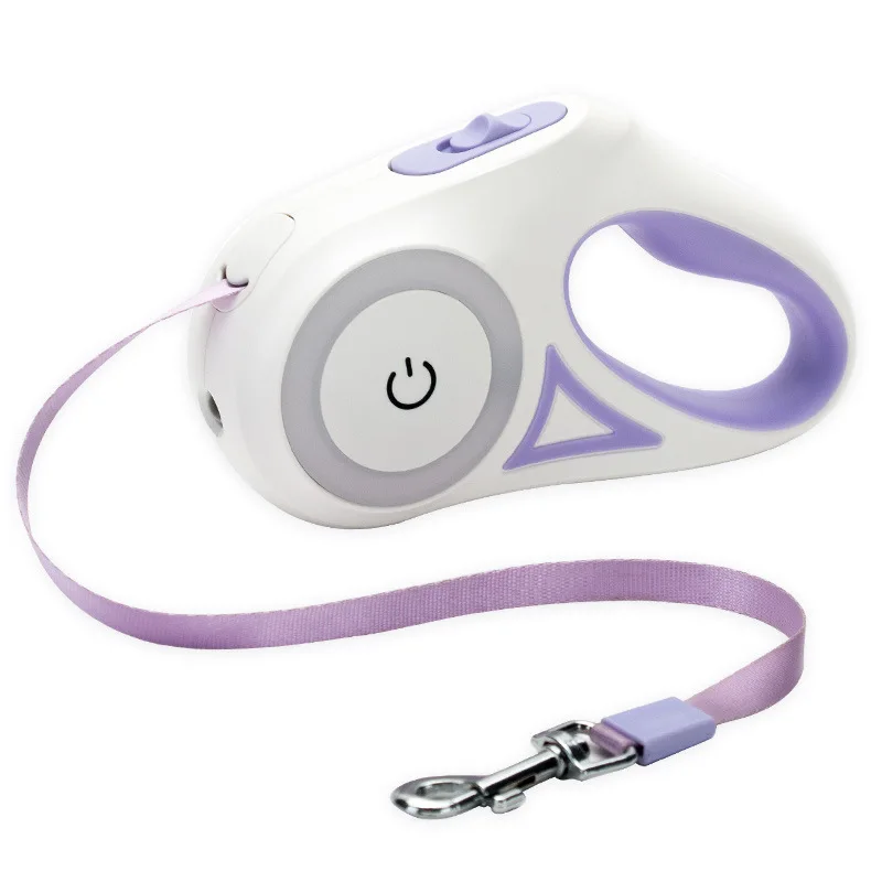 Automatic Retractable Nylon Pet Lead LED Light Dog Walking Leash Solid Pattern Plastic Traction Rope Designer Dog Walking Gear
Automatic Retractable Nylon Pet Lead LED Light Dog Walking Leash Solid Pattern Plastic Traction Rope Designer Dog Walking Gear