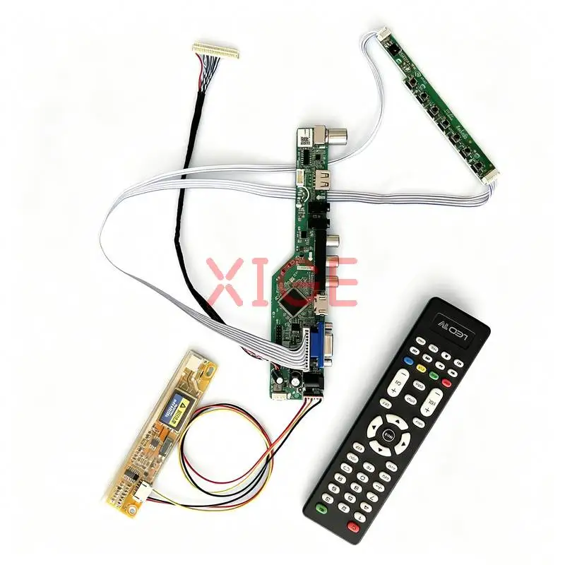 Matrix Controller Board Fit LTN156AT01 LTN160AT01 LTN160AT02 N156B3 HDMI+VGA+AV+USB 1-CCFL 1366x768 LVDS 30-Pin 1366*768 DIY Kit
Matrix Controller Board Fit LTN156AT01 LTN160AT01 LTN160AT02 N156B3 HDMI+VGA+AV+USB 1-CCFL 1366x768 LVDS 30-Pin 1366*768 DIY Kit