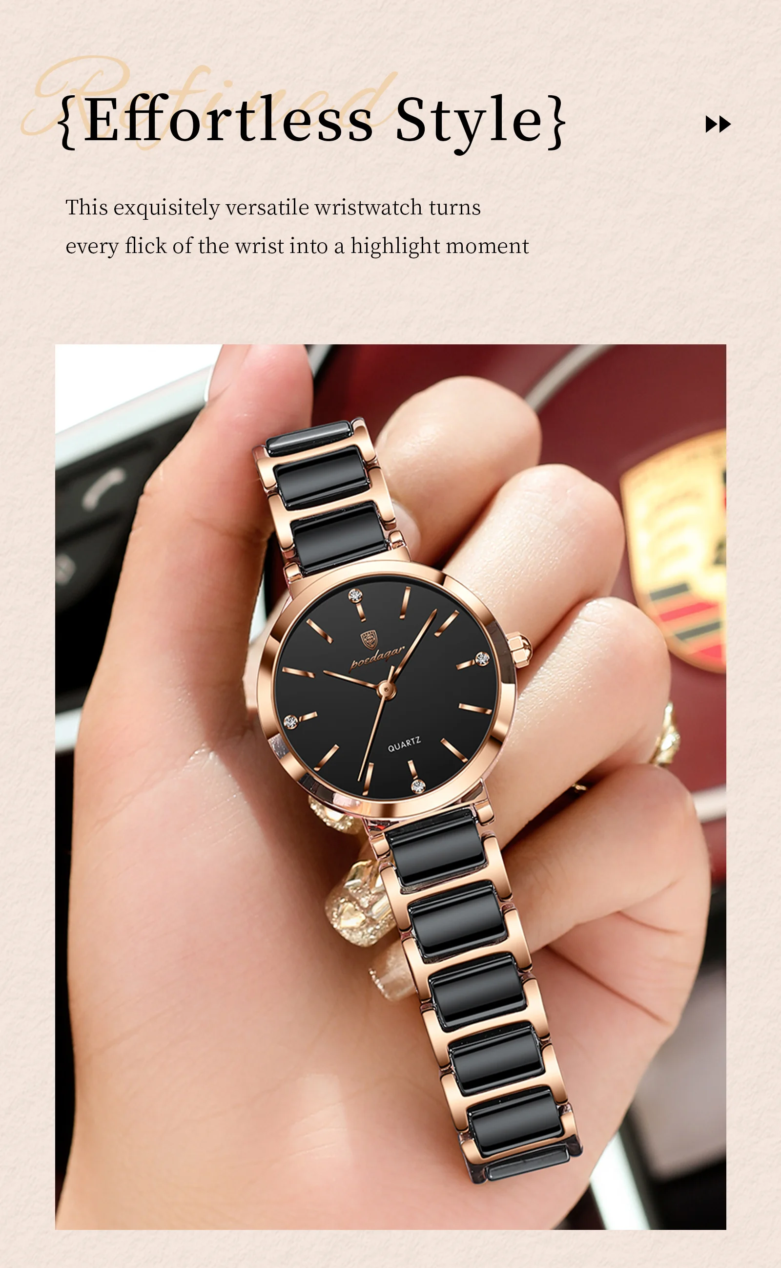 POEDAGAR Luxury Stylish Woman Clock Waterproof Casual Quartz Ladies Wristwatch Stainless Steel Fashion Women's Watches Reloj+Box POEDAGAR Luxury Stylish Woman Clock Waterproof Casual Quartz Ladies Wristwatch Stainless Steel Fashion Women's Watches Reloj+Box