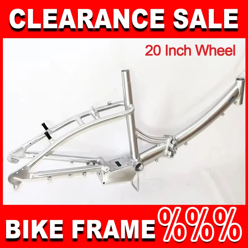 20Inch Shape Foldable Road Bike Frame Aluminum Alloy Electric Bicycle Framework Dropout 135mm Kids Bike Outdoors Cycling Parts
20Inch Shape Foldable Road Bike Frame Aluminum Alloy Electric Bicycle Framework Dropout 135mm Kids Bike Outdoors Cycling Parts