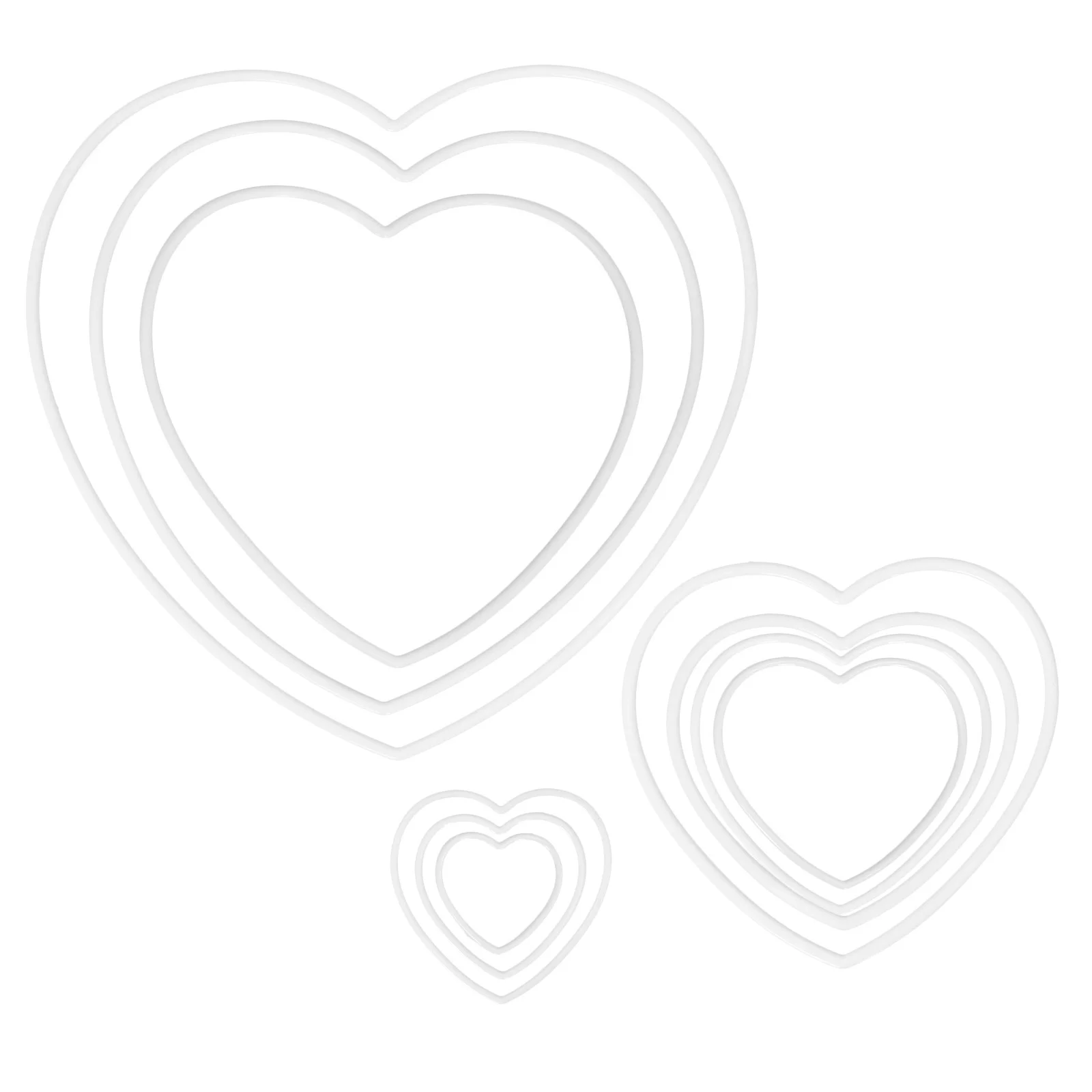 10pcs Diy Dreamcatcher Heart Frame Plastic Ring Set Lightweight Wreath Hoops For Crafts Macrame Making Supplies Floral Decor
10pcs Diy Dreamcatcher Heart Frame Plastic Ring Set Lightweight Wreath Hoops For Crafts Macrame Making Supplies Floral Decor