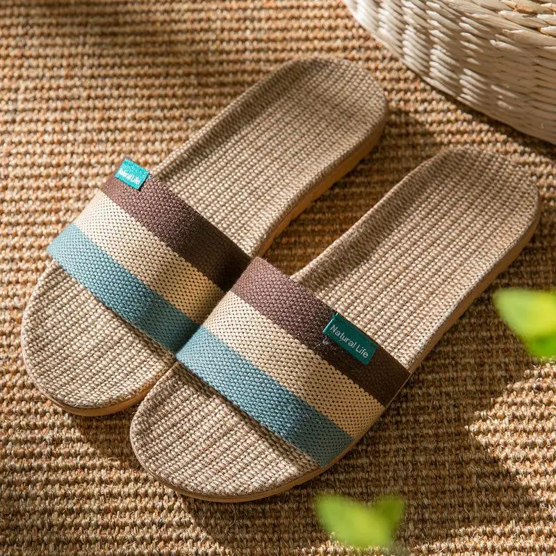 Men's Breathable Anti-slip Linen Slippers Indoor Office Comfortable Home Floor All-season Cool Slippers Flat Heel EVA
Men's Breathable Anti-slip Linen Slippers Indoor Office Comfortable Home Floor All-season Cool Slippers Flat Heel EVA