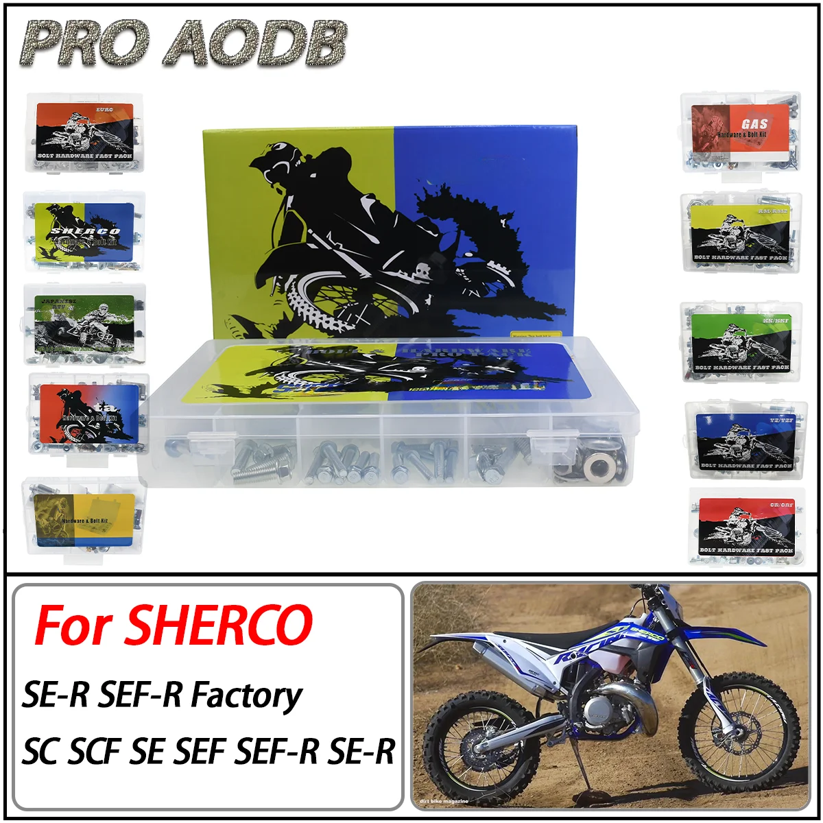 Full tool kit Fastener For Sherco SE-R SEF-R Factory SC SCF SEF-R SE-R SEF-Factory screwbolt repair rescue mending Motorcycle
Full tool kit Fastener For Sherco SE-R SEF-R Factory SC SCF SEF-R SE-R SEF-Factory screwbolt repair rescue mending Motorcycle