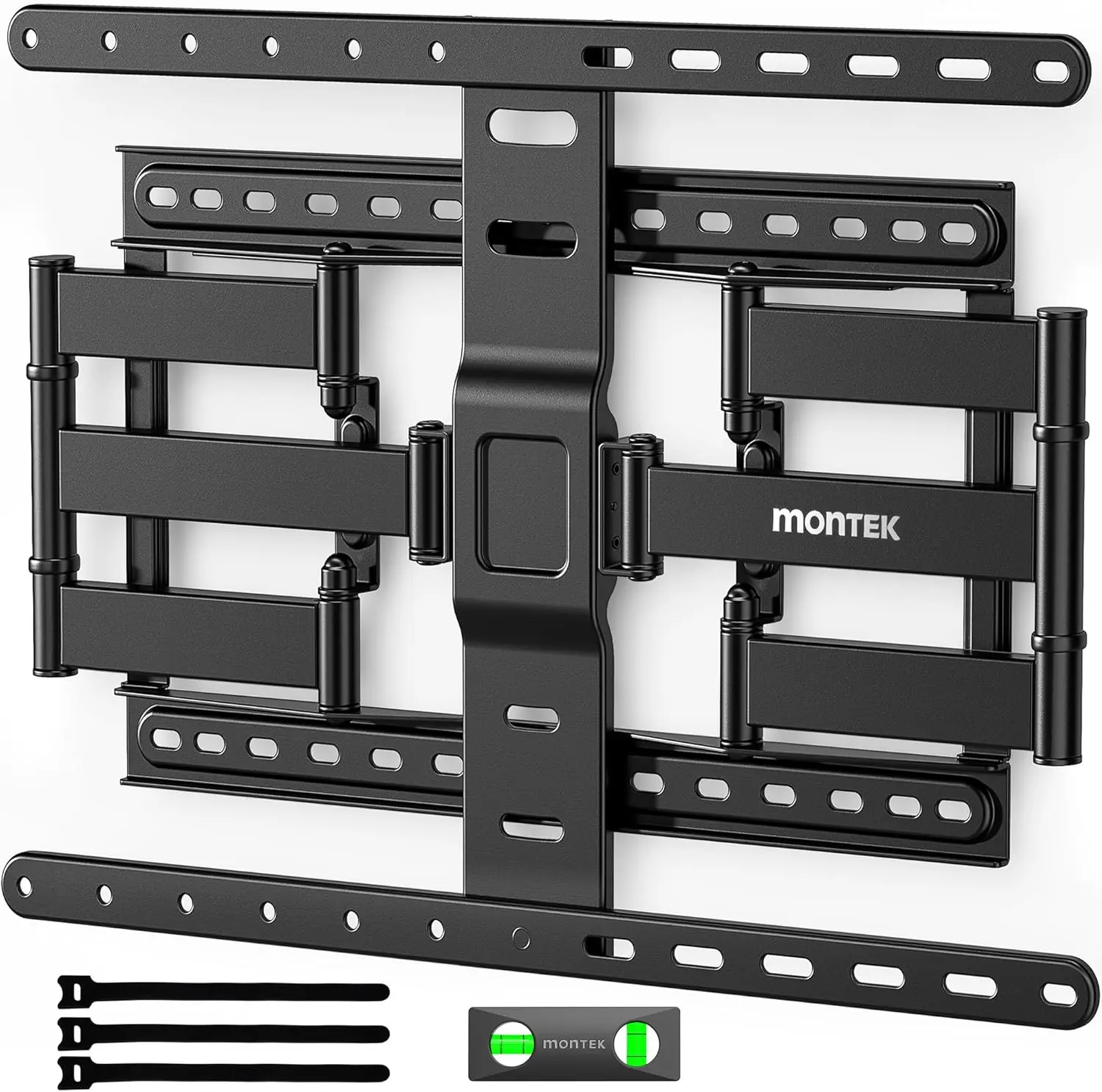 Ultra Slim Full Motion TV Wall Mount for 43-90 Inch TVs, 1.1" Low Profile, Holds 132lbs, VESA 600x400mm, Fits 16"/18" Studs
Ultra Slim Full Motion TV Wall Mount for 43-90 Inch TVs, 1.1" Low Profile, Holds 132lbs, VESA 600x400mm, Fits 16"/18" Studs