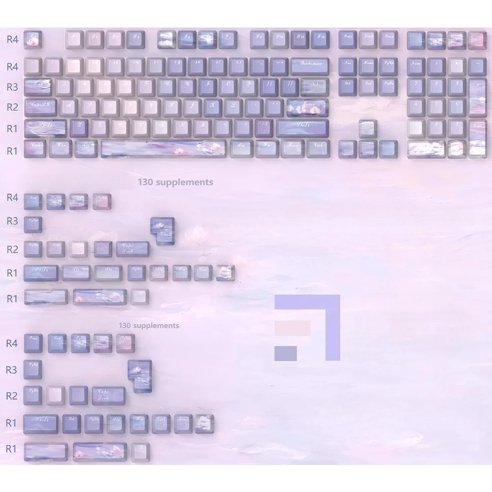 Колпачки для клавиш Monet Water Lilies PBT — 5-сторонний Dye-Sub, боковая печать, с подсветкой
Колпачки для клавиш Monet Water Lilies PBT — 5-сторонний Dye-Sub, боковая печать, с подсветкой