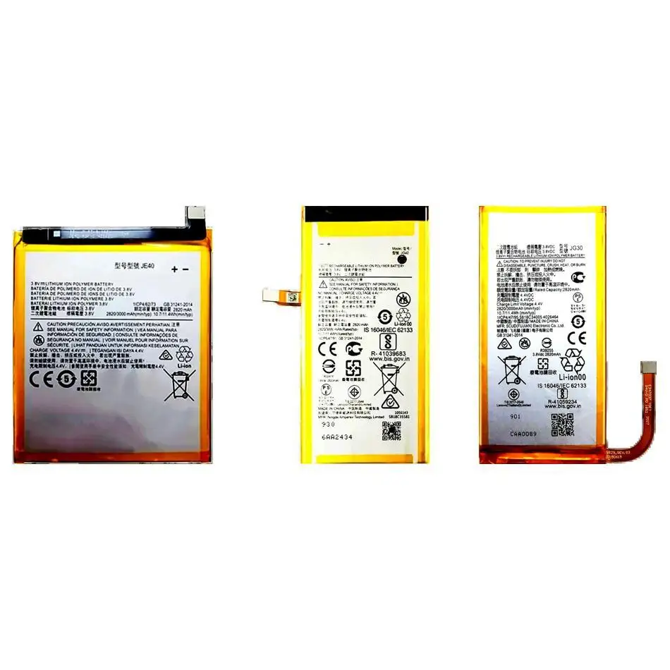 Mobile Phone Battery Long-Lasting Performance JG30 JG40 JE40 3000Mah For Motorola Moto Z3 G7 J One XT1962-1 XT1962-4 Plus
Mobile Phone Battery Long-Lasting Performance JG30 JG40 JE40 3000Mah For Motorola Moto Z3 G7 J One XT1962-1 XT1962-4 Plus