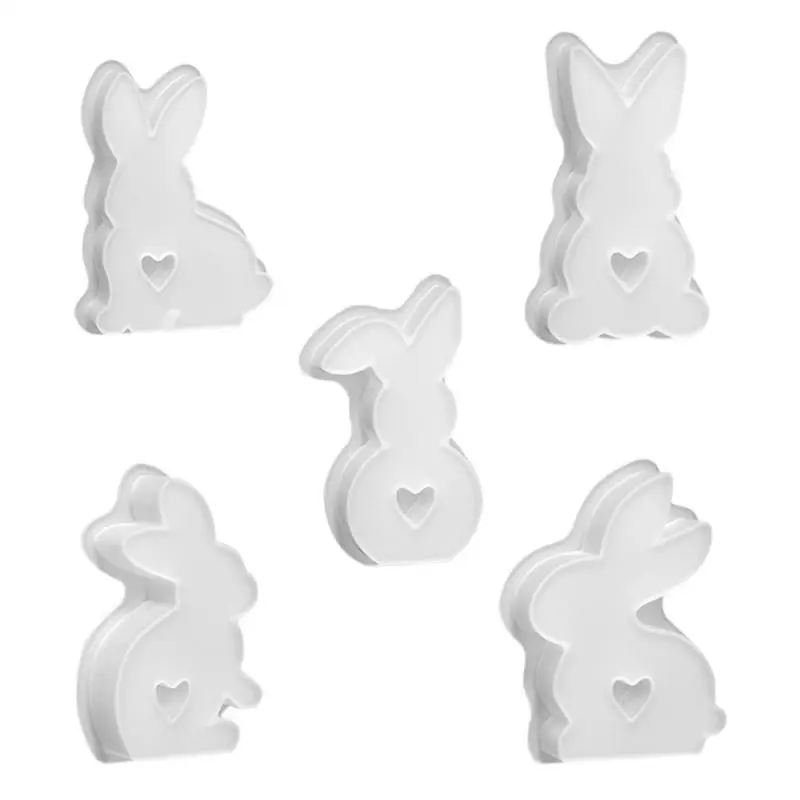 E8BD 4Pcs Rabbits Silicone Molds Epoxy Resin Molds for Candle Soap Making Fondant Mould for Chocolate Cake Baking
E8BD 4Pcs Rabbits Silicone Molds Epoxy Resin Molds for Candle Soap Making Fondant Mould for Chocolate Cake Baking