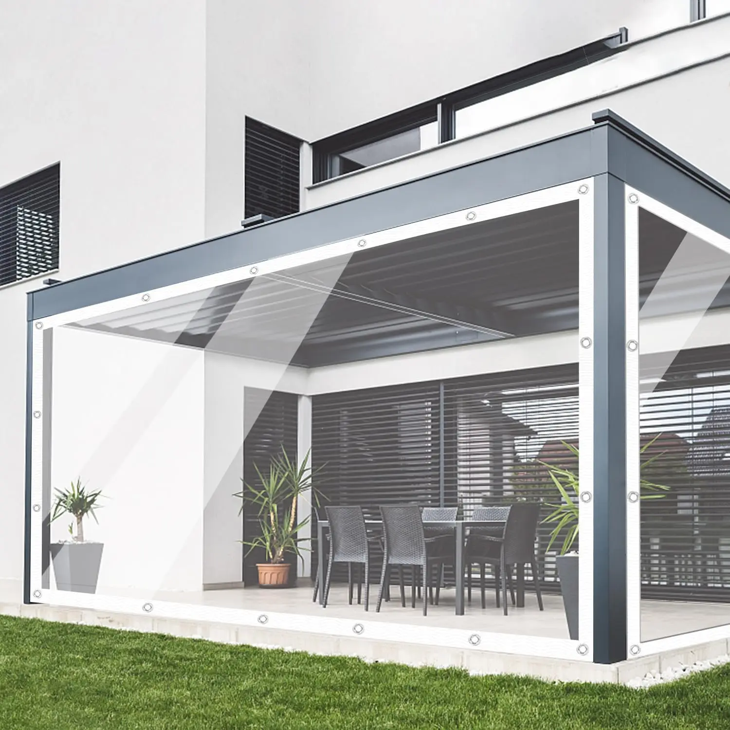 Clear PVC Tarp 3x3ft Waterproof, -5°F to 140°F Cold Resistant Vinyl Tarpaulin 100% Transparent
Clear PVC Tarp 3x3ft Waterproof, -5°F to 140°F Cold Resistant Vinyl Tarpaulin 100% Transparent