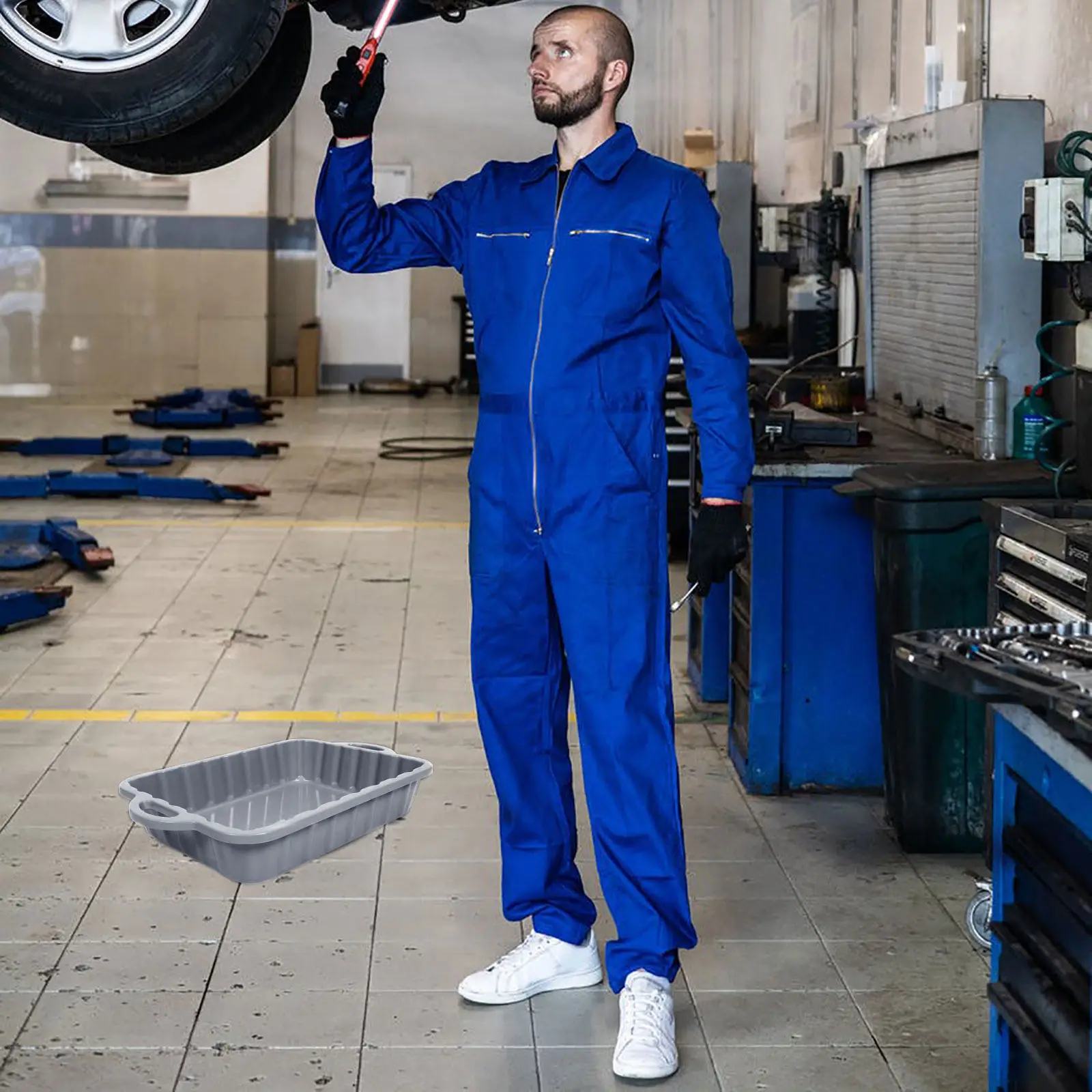 Oil Drain Pan Large Capacity Thickened Plastic Leakproof Drip Pan for Car Motorcycle Engine Oil Collector and Maintenance
Oil Drain Pan Large Capacity Thickened Plastic Leakproof Drip Pan for Car Motorcycle Engine Oil Collector and Maintenance