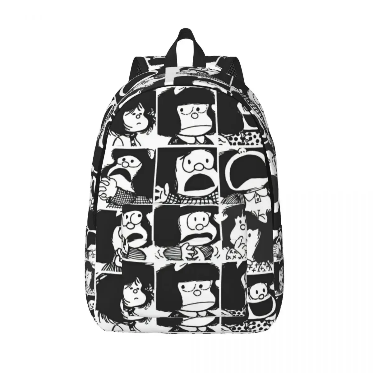 Аниме клетчатое одеяло Mafalda, рюкзак для ноутбука, мужской и женский повседневный рюкзак для школьников, милая сумка Kawaii Quino
Аниме клетчатое одеяло Mafalda, рюкзак для ноутбука, мужской и женский повседневный рюкзак для школьников, милая сумка Kawaii Quino