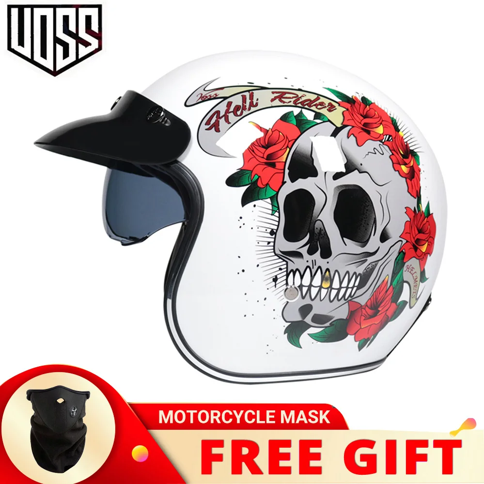 VOSS Motorcycle Helmet Chopper Open Face Vintage Moto Helmet Moto Capacete De Moto Men Women Children Scooter Motorbike Helmet
VOSS Motorcycle Helmet Chopper Open Face Vintage Moto Helmet Moto Capacete De Moto Men Women Children Scooter Motorbike Helmet