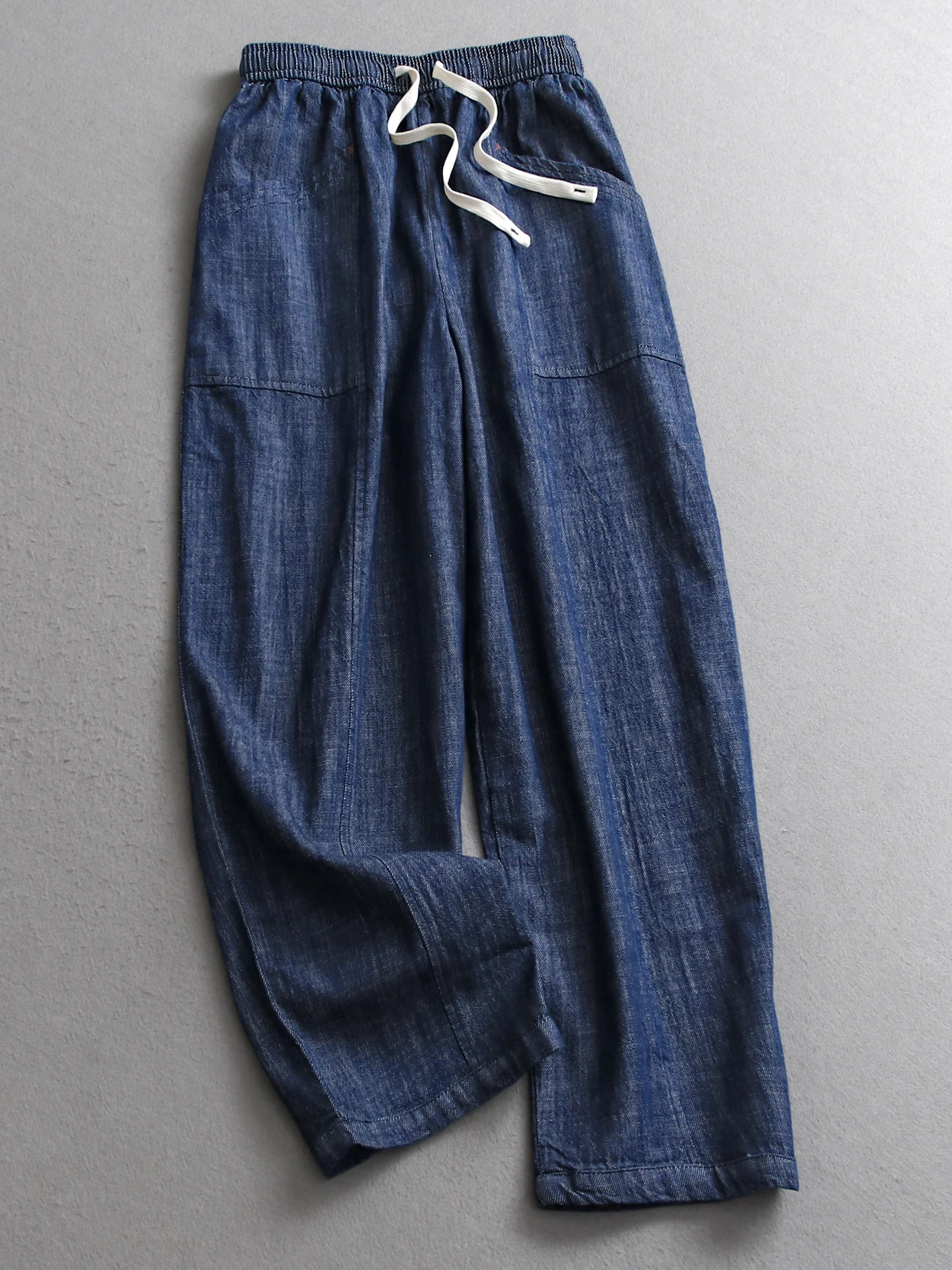 Pure Color Elastic Waist Loose Fit Slimming Cotton Harlan Pants Versatile Women's Denim Jeans Casual High Waist Cotton Blend
Pure Color Elastic Waist Loose Fit Slimming Cotton Harlan Pants Versatile Women's Denim Jeans Casual High Waist Cotton Blend