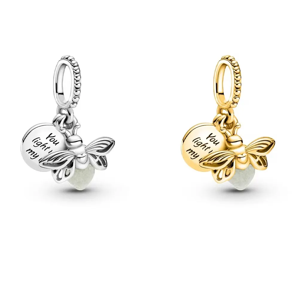 Hot Sell 925 Sterling Silver Luminous Firefly Charm Beads fit Original Charms Bracelet Necklace Silver Jewelry Making DIY Gift
Hot Sell 925 Sterling Silver Luminous Firefly Charm Beads fit Original Charms Bracelet Necklace Silver Jewelry Making DIY Gift