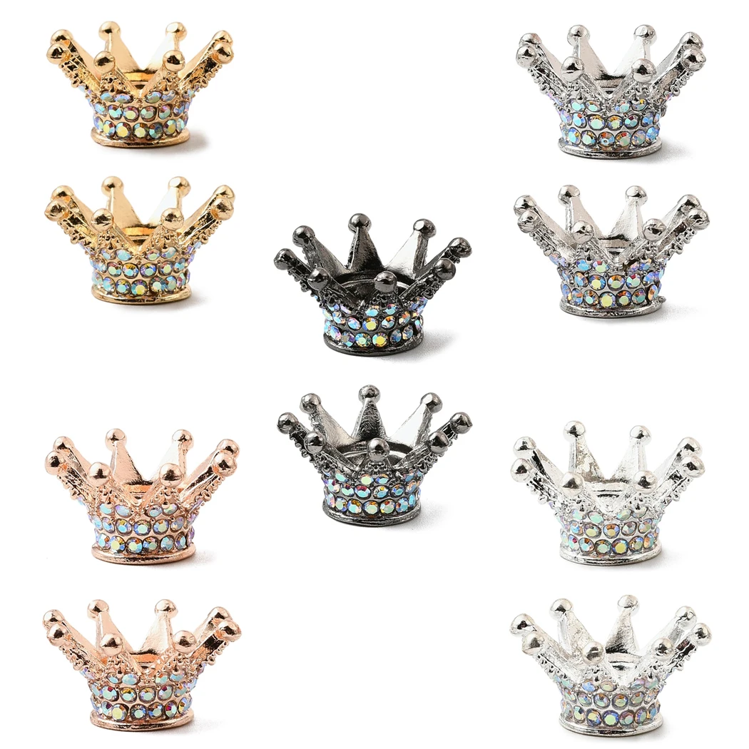 20Pcs 3D Crown Rhinestone Beads Cubic Zirconia Spacer Bead for DIY Bracelet Necklace Jewelry Making Accessories 25.5x23.5x13.5mm
20Pcs 3D Crown Rhinestone Beads Cubic Zirconia Spacer Bead for DIY Bracelet Necklace Jewelry Making Accessories 25.5x23.5x13.5mm