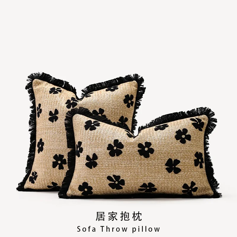 Square sofa pillowcase does not contain core, living room light luxury high-end woven pillow
Square sofa pillowcase does not contain core, living room light luxury high-end woven pillow