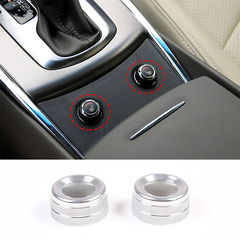 For Infiniti G Series 2007-2013 Aluminum Alloy Seat Heating Knob Ring Cover Decorative Sticker Interior Accessories
For Infiniti G Series 2007-2013 Aluminum Alloy Seat Heating Knob Ring Cover Decorative Sticker Interior Accessories
