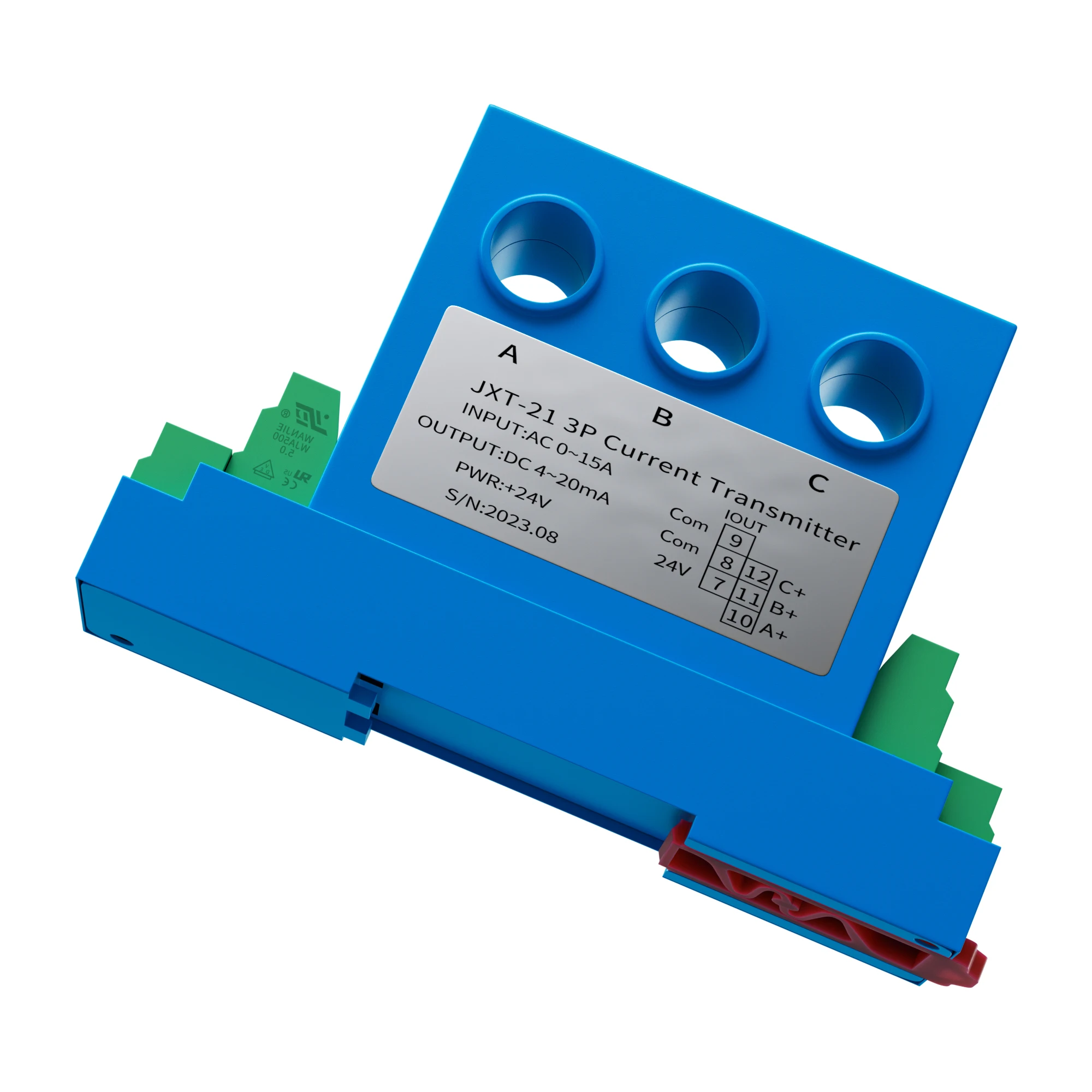 3-Phase AC Current Transducer 0-1A 0-5A 0-10A 0-20A Three Phase Current Transmitter DC24V Current Sensor Converter
3-Phase AC Current Transducer 0-1A 0-5A 0-10A 0-20A Three Phase Current Transmitter DC24V Current Sensor Converter