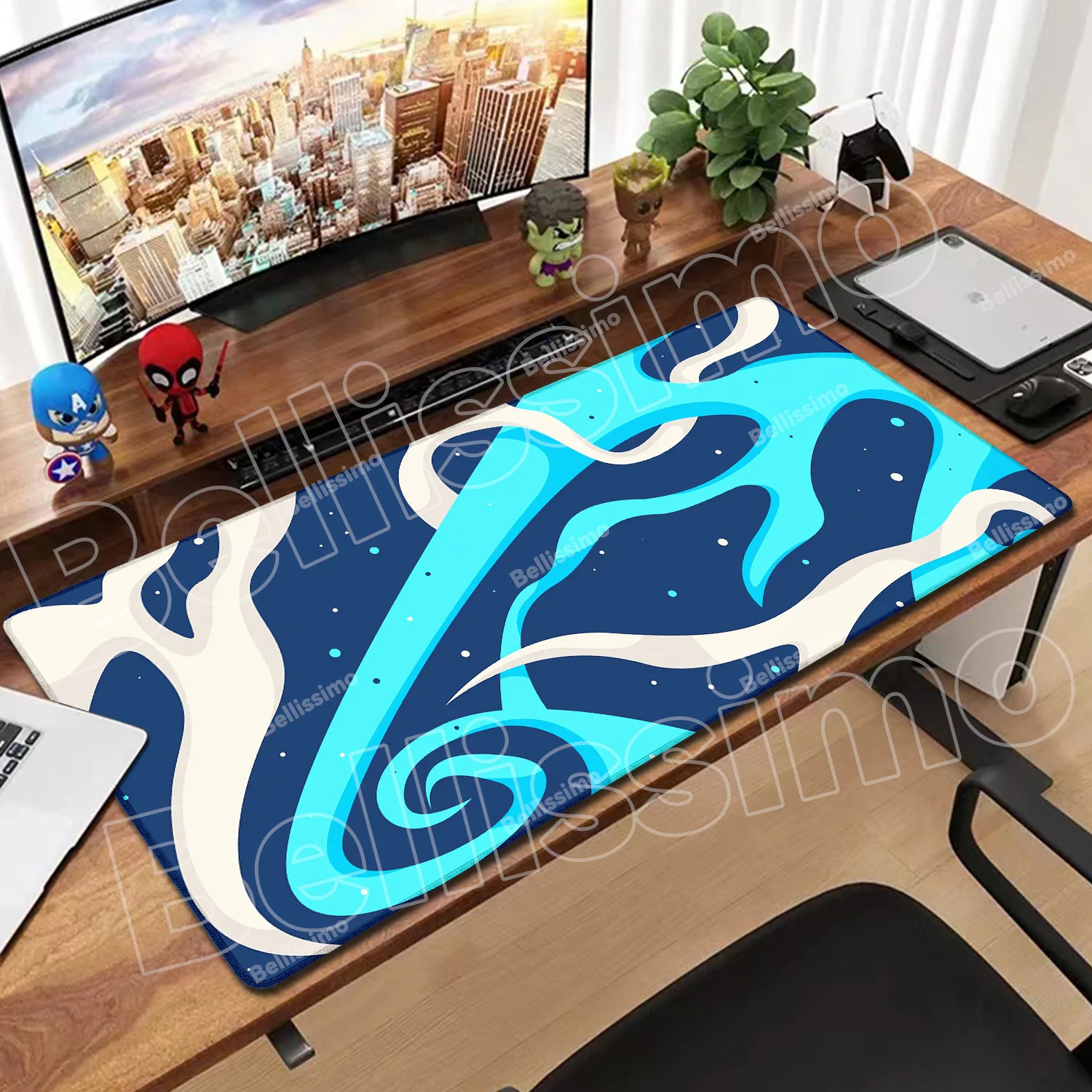 Gaming Mouse Pad Large Size Table Pad Blue & White Strata Liquid Mousepad Keyboard Deskmat XXL Computer Play Mat Rubber Mausepad
Gaming Mouse Pad Large Size Table Pad Blue & White Strata Liquid Mousepad Keyboard Deskmat XXL Computer Play Mat Rubber Mausepad