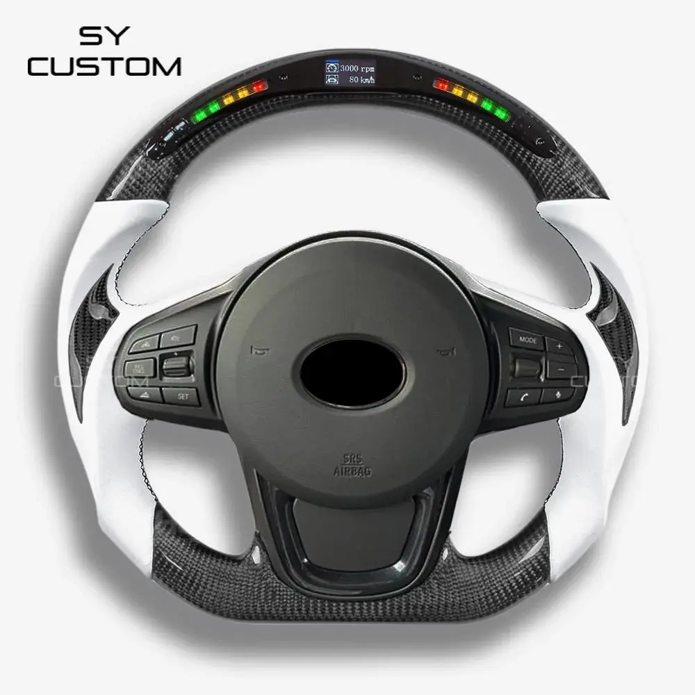 Chevrolet Steering Wheel Corvette Camaro SS ZL1 RPM LED Customized Carbon Fiber Racing Wheel 2016-2022 Model
Chevrolet Steering Wheel Corvette Camaro SS ZL1 RPM LED Customized Carbon Fiber Racing Wheel 2016-2022 Model
