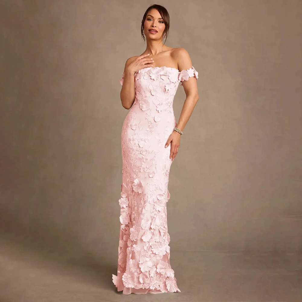 Women's Formal Evening Gowns Evening Dresses Appliqué Off Shoulder Straight Formal Party Gowns Elegant Formal Dresses for Women
Women's Formal Evening Gowns Evening Dresses Appliqué Off Shoulder Straight Formal Party Gowns Elegant Formal Dresses for Women