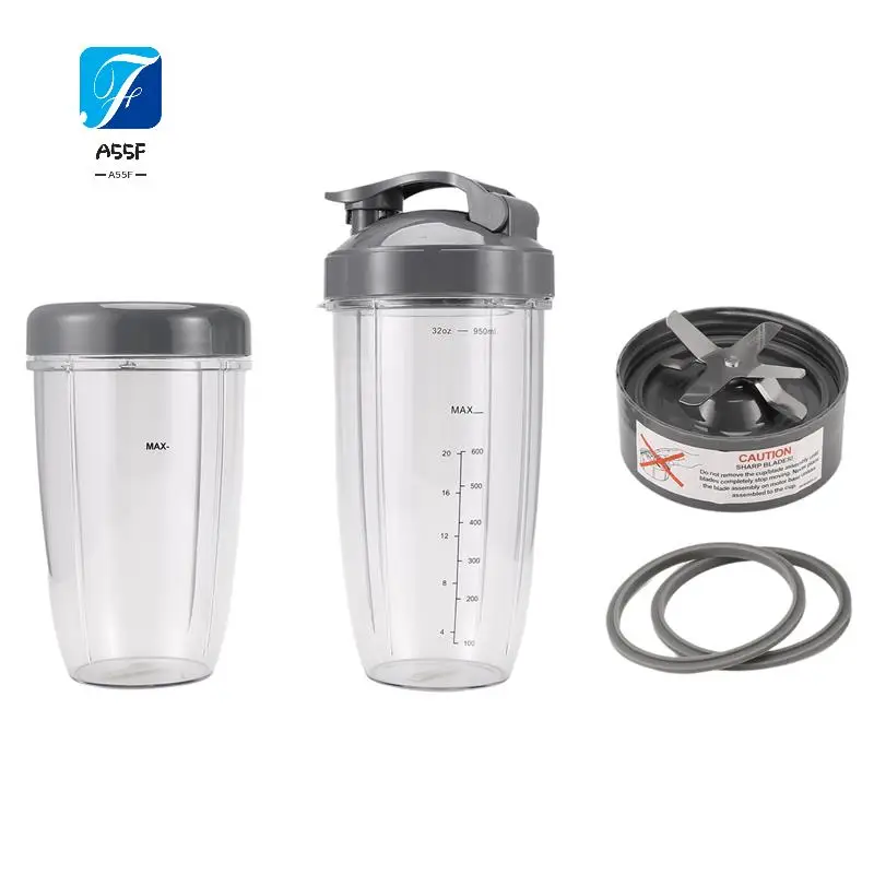 A55F-Blender Replacement Parts For Nutribullet Blenders 600W/900W/PRO - Extractor Blade & 32Oz Huge Cups & 24Oz Huge Cups
A55F-Blender Replacement Parts For Nutribullet Blenders 600W/900W/PRO - Extractor Blade & 32Oz Huge Cups & 24Oz Huge Cups