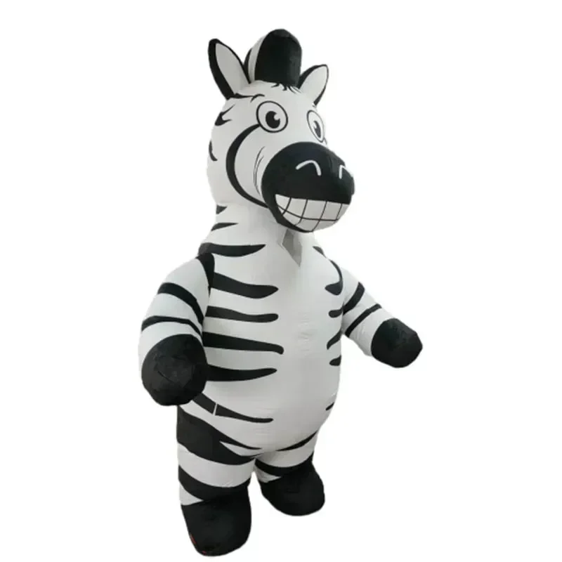 2/2.6/3m Inflatable Zebra Mascot Costume for Entertainments Full Body Wild Animal Cartoon Characters Blow Up Outfits No Battery
2/2.6/3m Inflatable Zebra Mascot Costume for Entertainments Full Body Wild Animal Cartoon Characters Blow Up Outfits No Battery