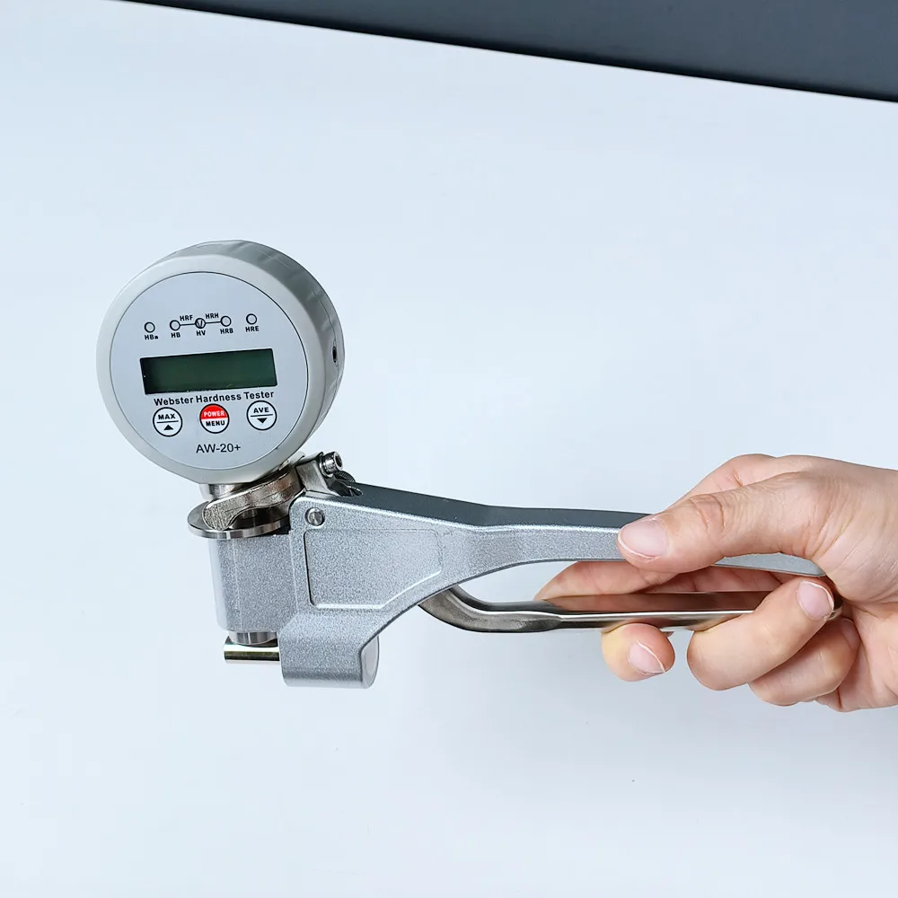 Digital Handheld Webster Hardness measuring instrument for Aluminum test 
Digital Handheld Webster Hardness measuring instrument for Aluminum test
