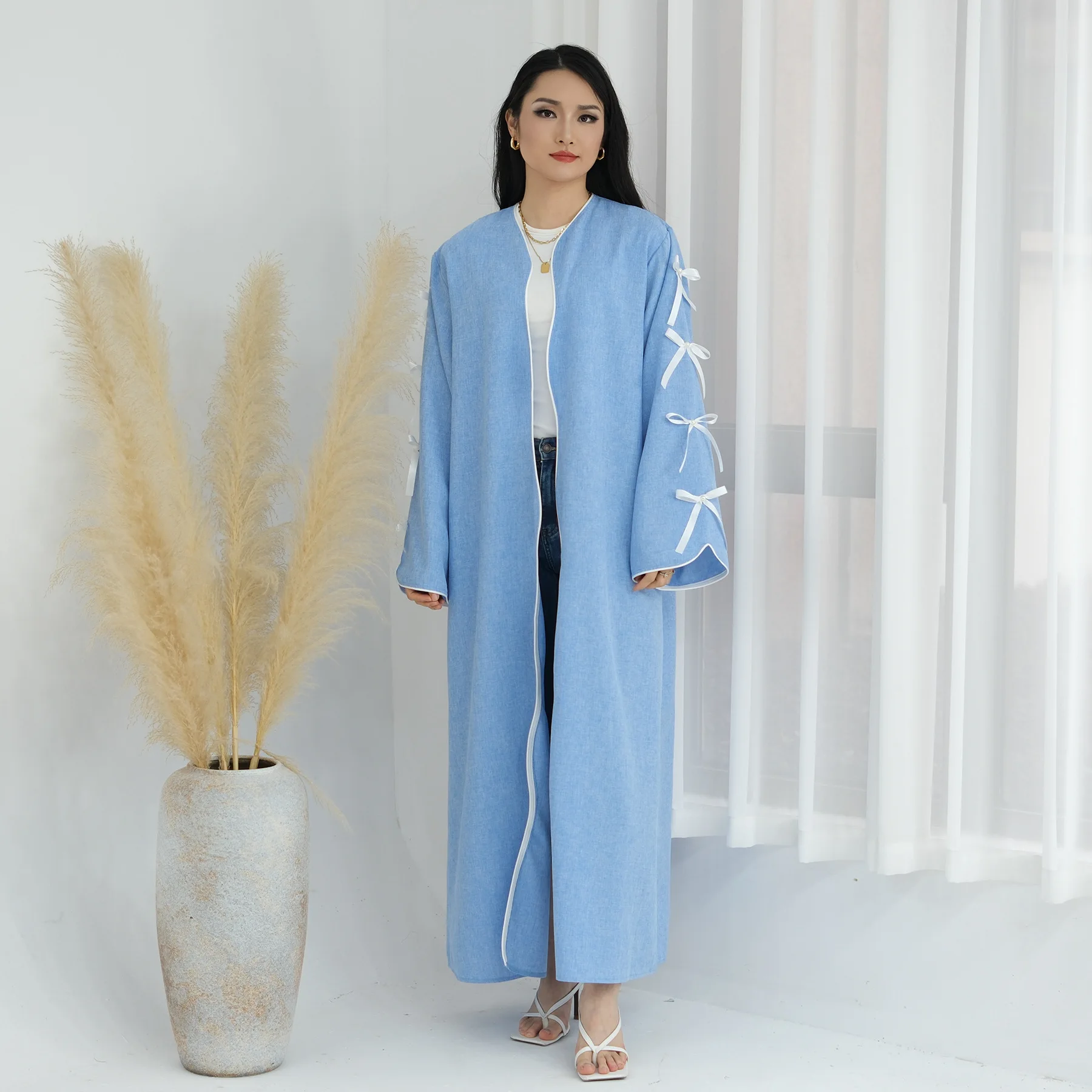 Muslim Women Dress Eid Abaya Jalabiya Caftan Modest Long Dresses Bow Dubai Cardigan Robe Ramadan Morocco Kaftan Vestidos 2026
Muslim Women Dress Eid Abaya Jalabiya Caftan Modest Long Dresses Bow Dubai Cardigan Robe Ramadan Morocco Kaftan Vestidos 2026