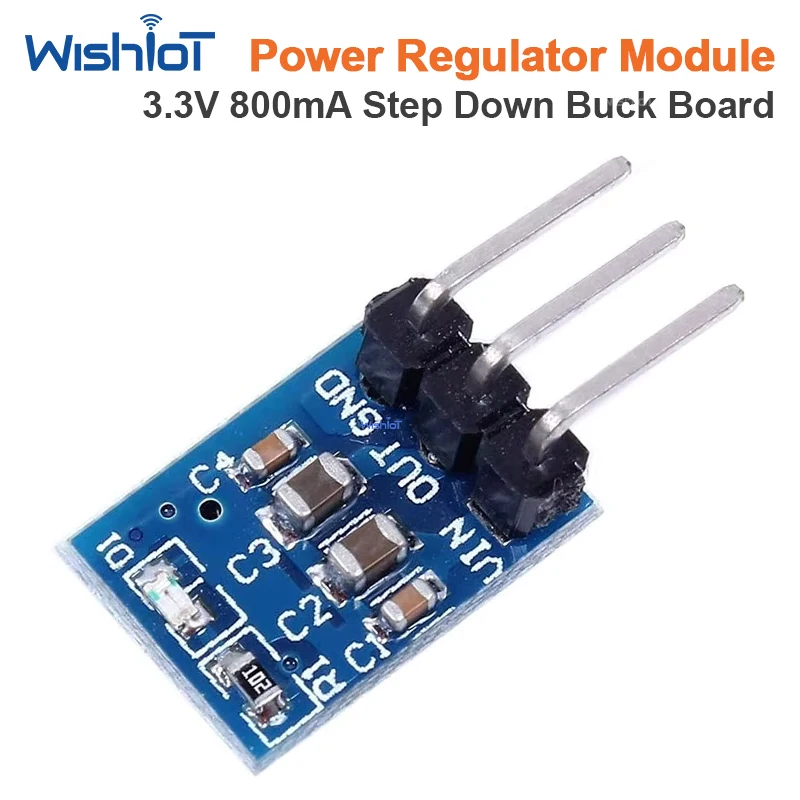 AMS1117 3.3 AMS1117-3.3 Voltage Regulator Step Down Power Supply Buck Module 4.2 V-10 V to 3.3V 800mA LDO 800ma 3P
AMS1117 3.3 AMS1117-3.3 Voltage Regulator Step Down Power Supply Buck Module 4.2 V-10 V to 3.3V 800mA LDO 800ma 3P