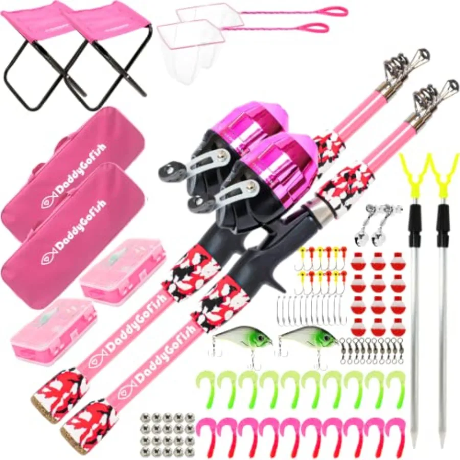 Fishing Pole Rod Reel Combo Tackle Box Starter Set for Boys Girls Toddler Youth Age Beginner Little Junior Anglers Blue Lightwe
Fishing Pole Rod Reel Combo Tackle Box Starter Set for Boys Girls Toddler Youth Age Beginner Little Junior Anglers Blue Lightwe