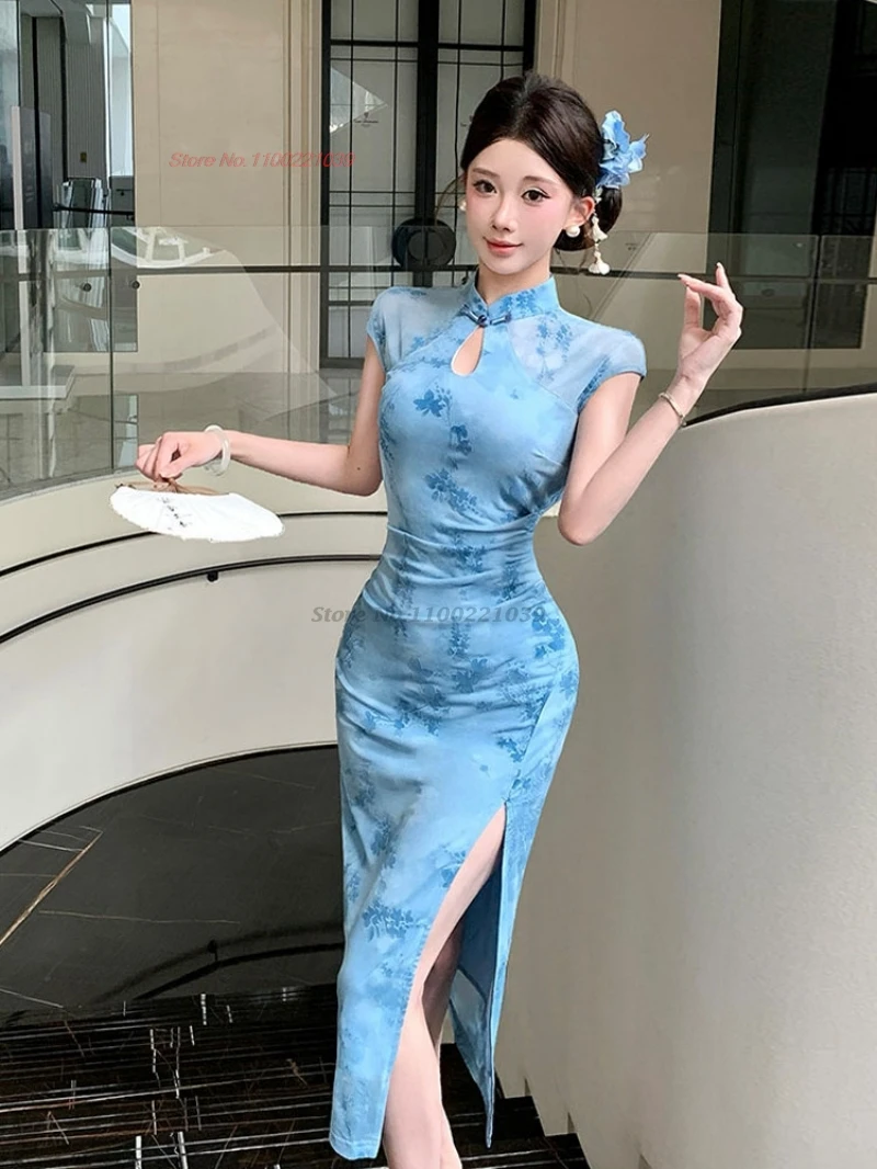 2026 chinese improved cheongsam sexy qipao national flower print flocked mesh qipao dress retro nightclub evening party dress
2026 chinese improved cheongsam sexy qipao national flower print flocked mesh qipao dress retro nightclub evening party dress