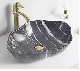 Luxury Ceramic Basin Light Hotel Washbasin 50.5x14x37.5cm Marble Pattern Art Basin for Villa Household Table Basin Small
Luxury Ceramic Basin Light Hotel Washbasin 50.5x14x37.5cm Marble Pattern Art Basin for Villa Household Table Basin Small