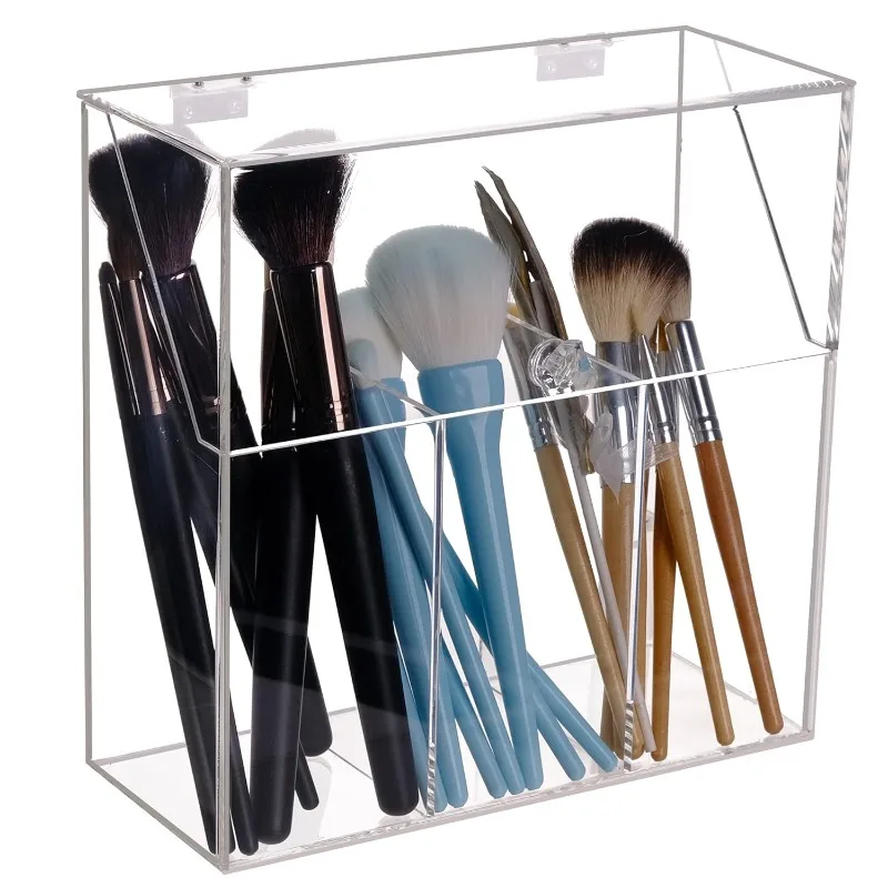 Makeup Brush Holders With Cover, Dust-Proof Lid, Acrylic Makeup Storage Box, Large Capacity Brush Organizer for Dressing Table
Makeup Brush Holders With Cover, Dust-Proof Lid, Acrylic Makeup Storage Box, Large Capacity Brush Organizer for Dressing Table